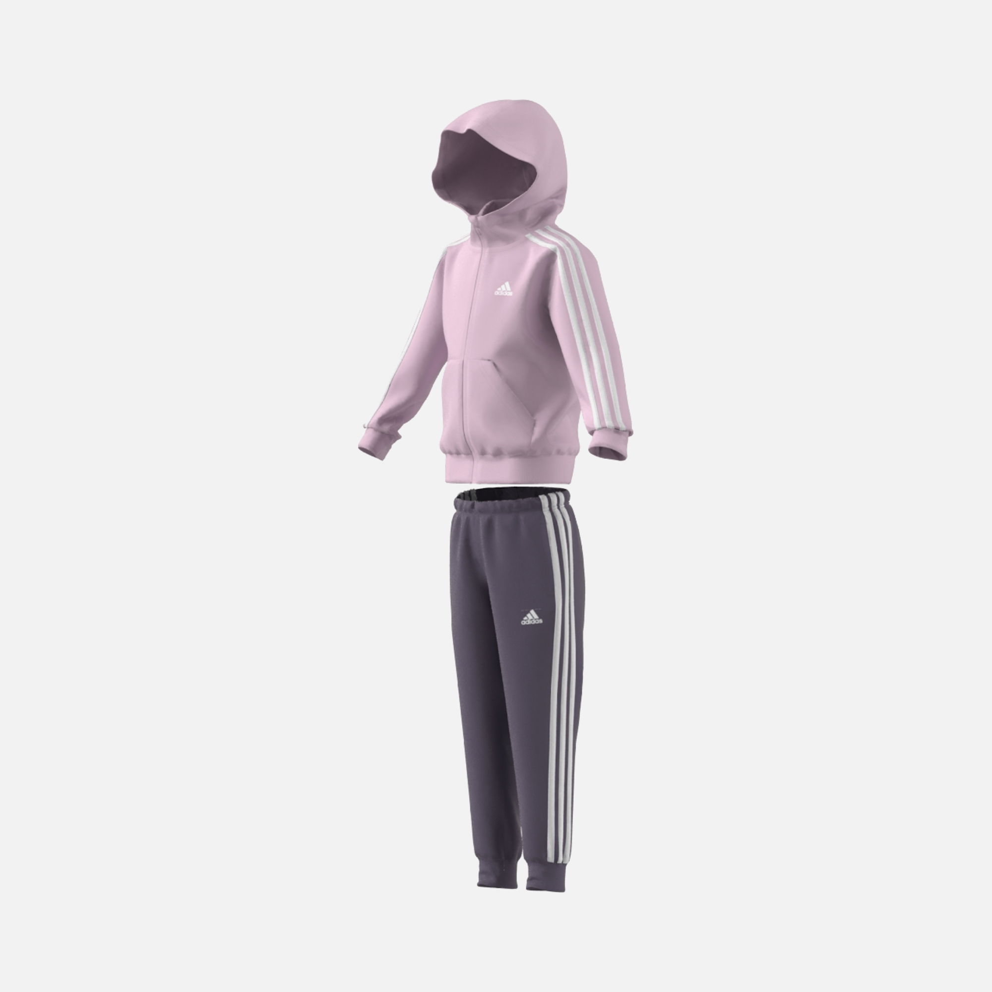 adidas Essentials 3-Stripes Shiny Çocuk Eşofman Takımı