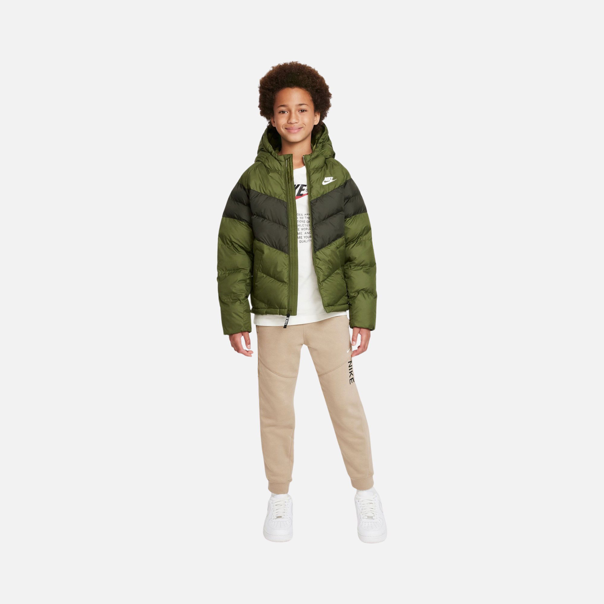 Nike Sportswear Synthetic-Fill FW22 Full-Zip Hoodie Çocuk Mont
