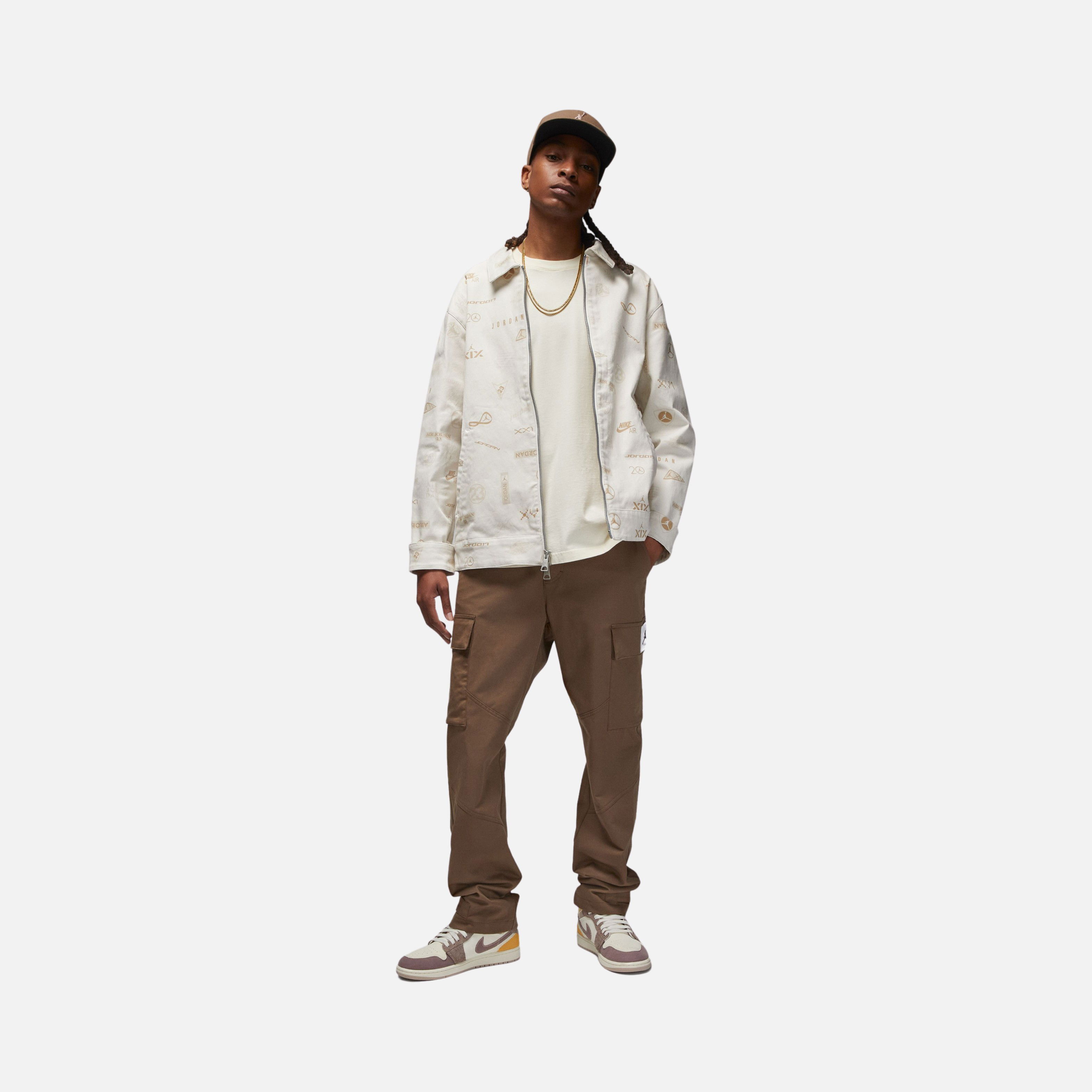 Nike Jordan Flight Heritage Ribbed Full-Zip Erkek Ceket