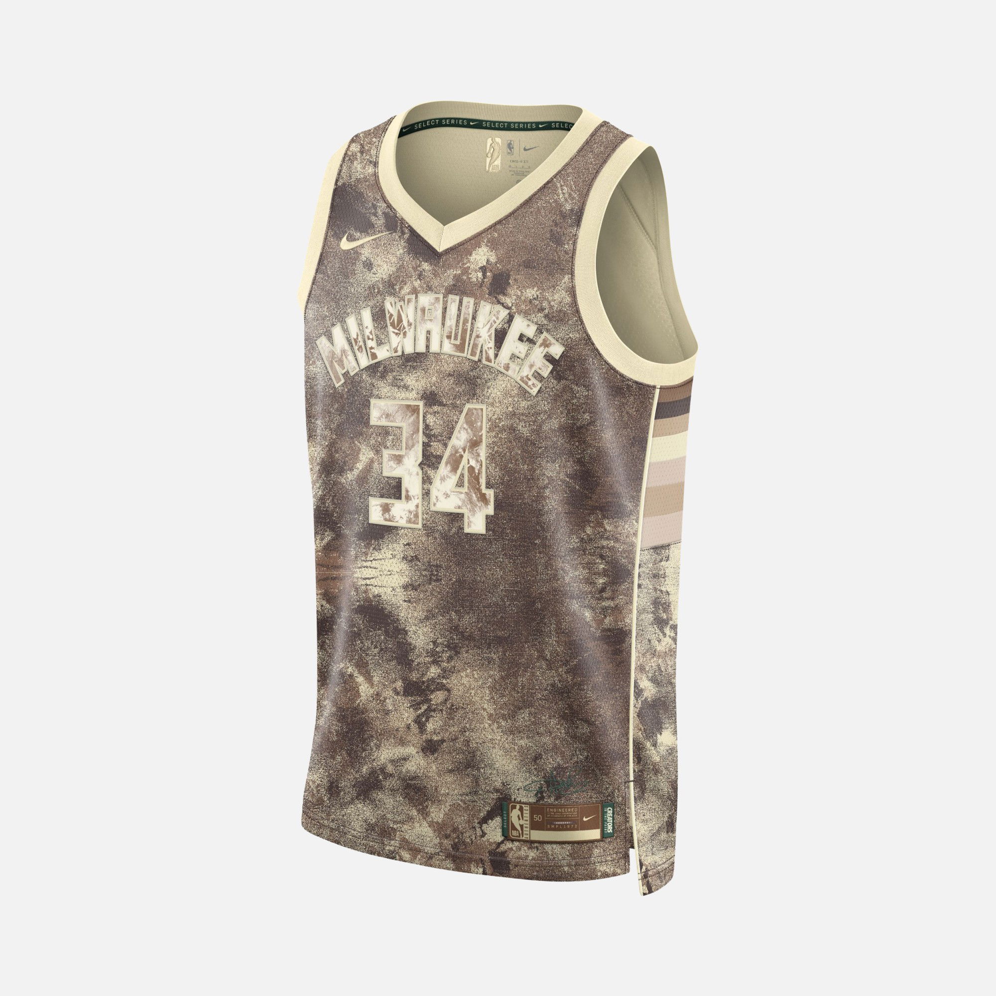 Nike Giannis Antetokounmpo Milwaukee Bucks 2022-2023 Select Series Basketball Erkek Forma