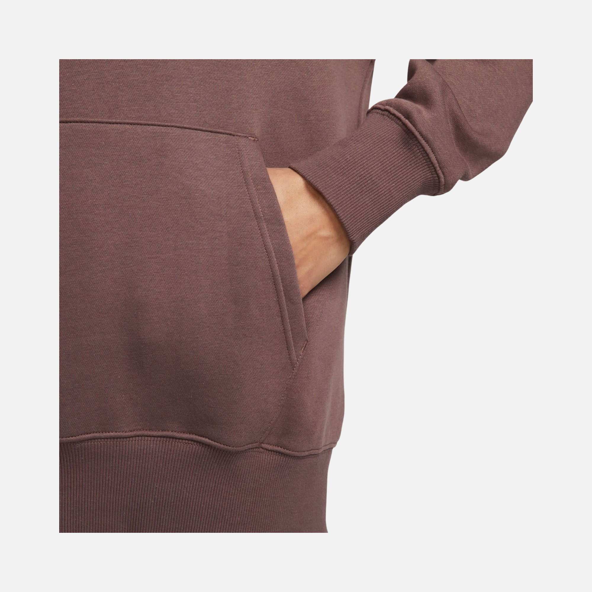 Nike Sportswear Gel-Midi Swoosh Oversized Fleece Pullover Hoodie Kadın Sweatshirt