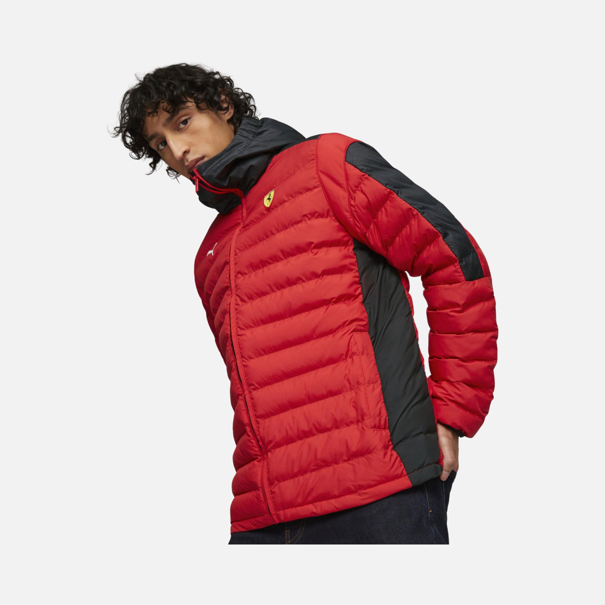 Puma Ferrari Race Mt7 Ecolite Full-Zip Hoodie Erkek Ceket