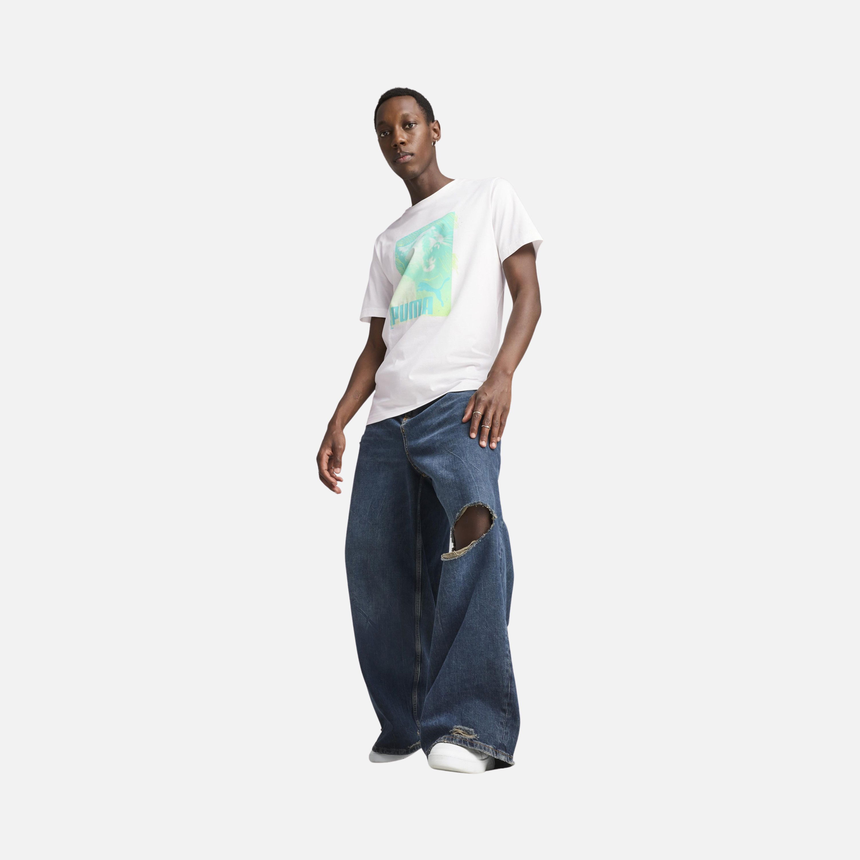 Puma Sportswear Graphics Photoprint Short-Sleeve Erkek Tişört