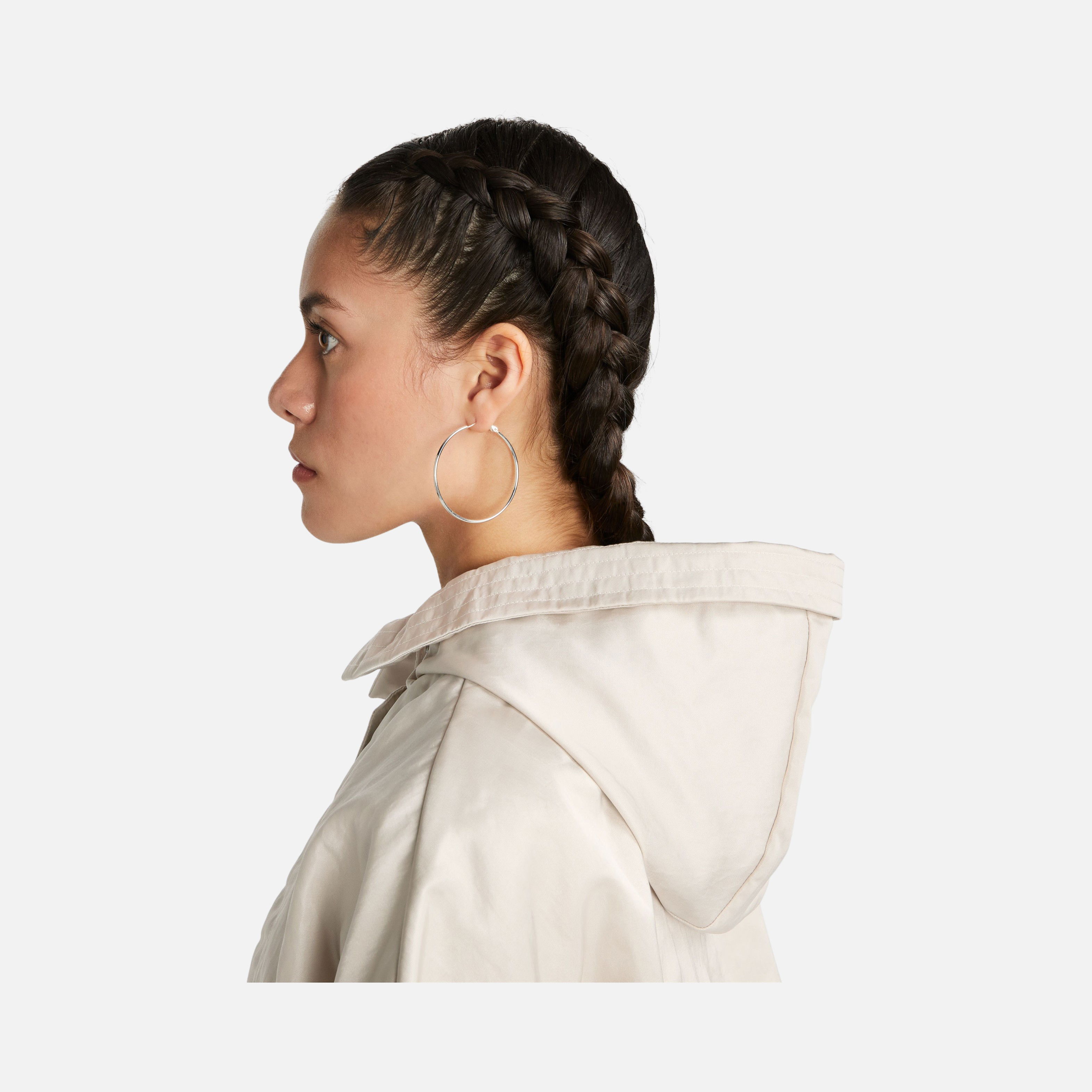 Nike Sportswear Essentials Trench Full Zipper & Snap Fastener Hoodie Kadın Ceket