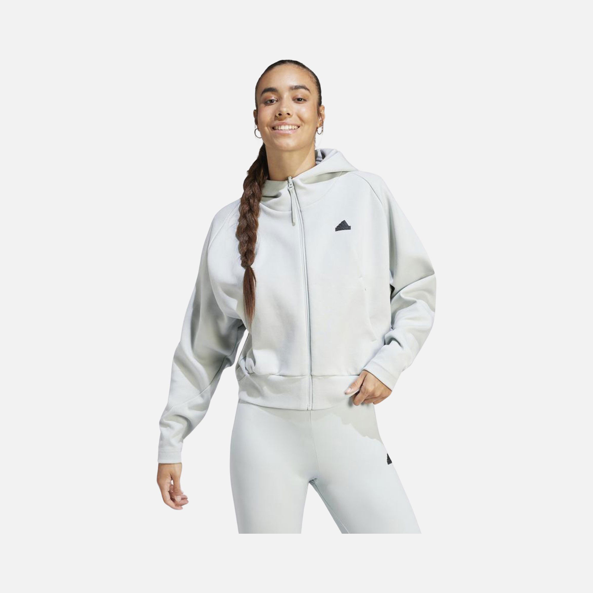 adidas Sportswear  Z.N.E. Full-Zip Hoodie kadın Sweatshirt