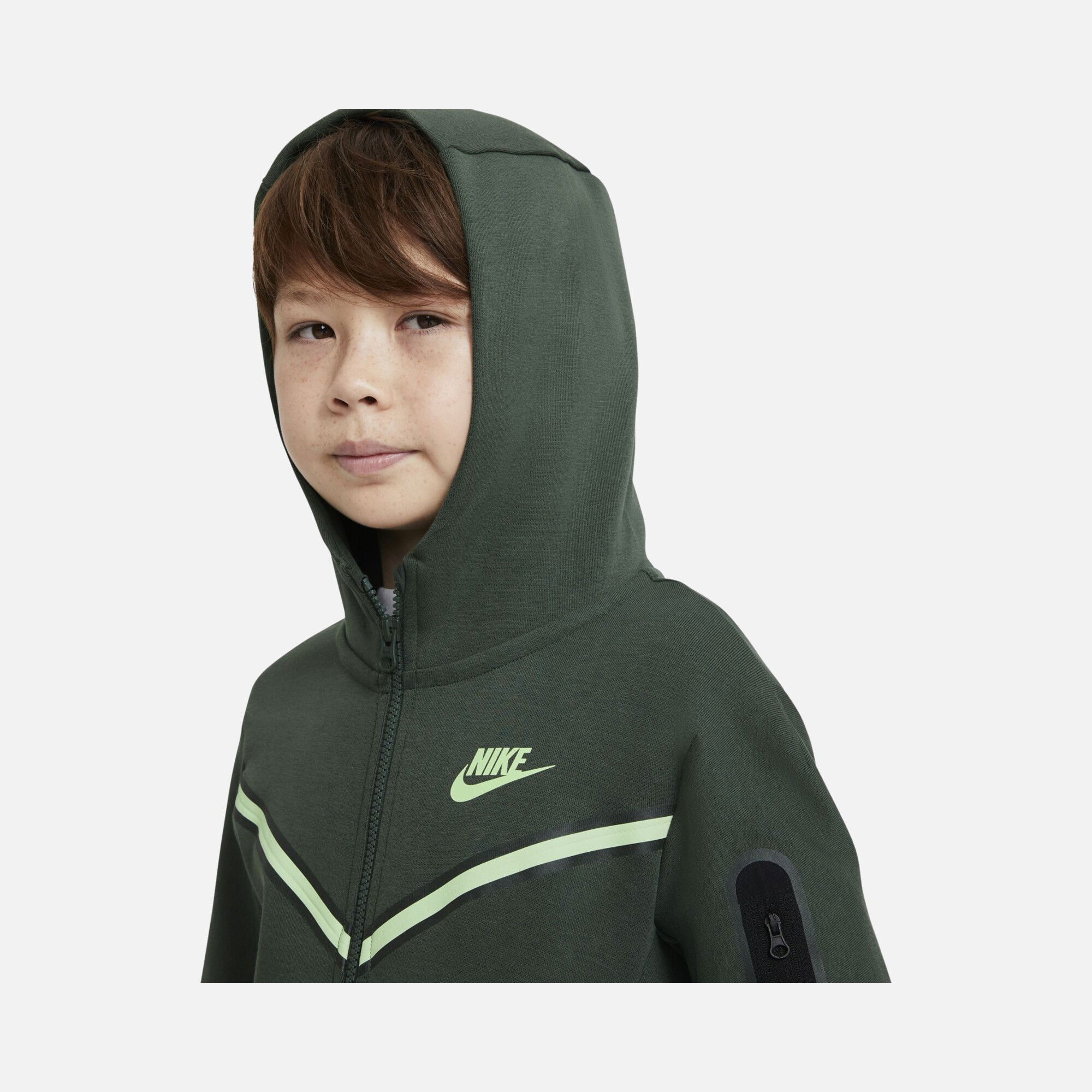 Nike Sportswear Tech Fleece Full-Zip Hoodie (Boys') Çocuk Sweatshirt