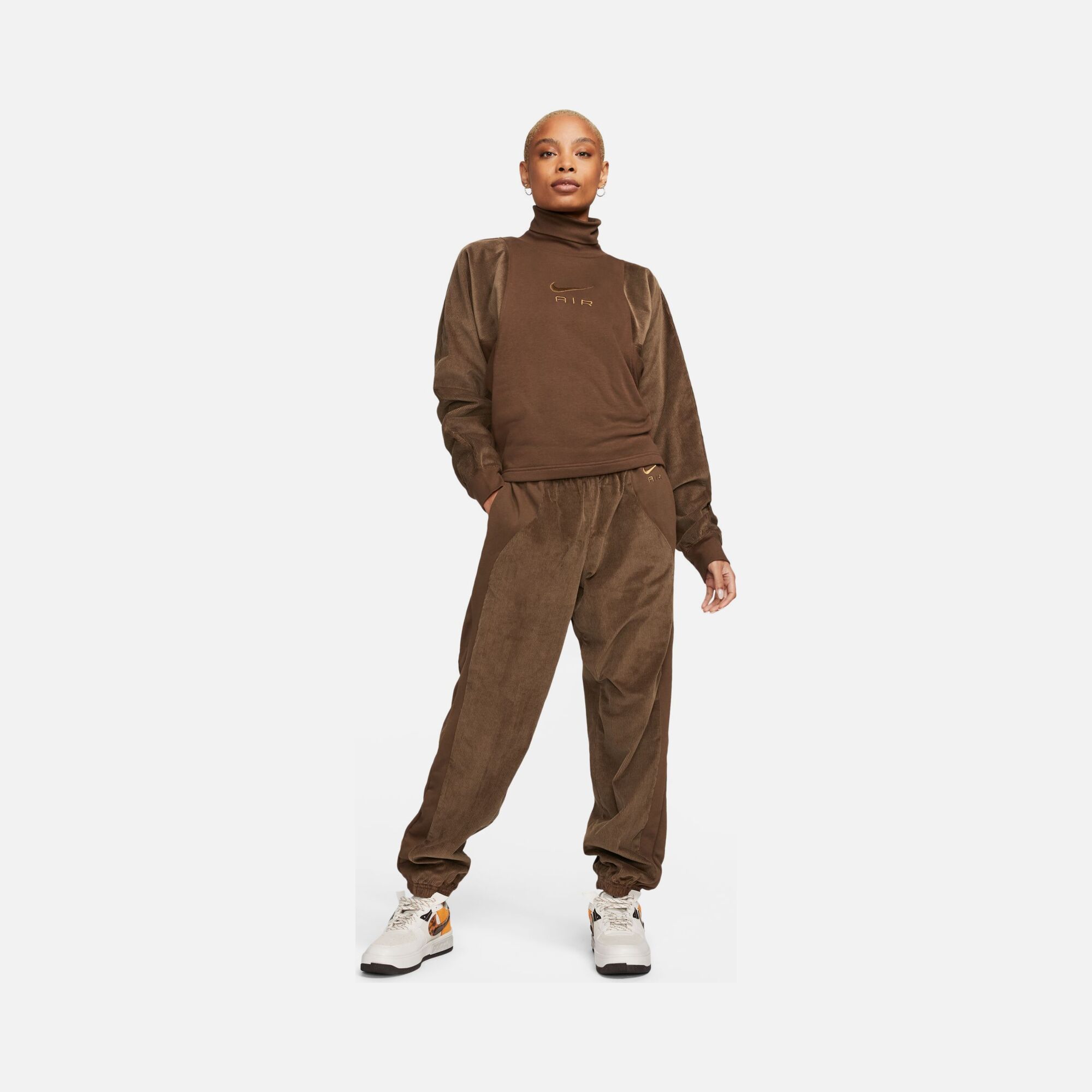 Nike Sportswear Air Cord Fleece High-Rise Kadın Eşofman Altı