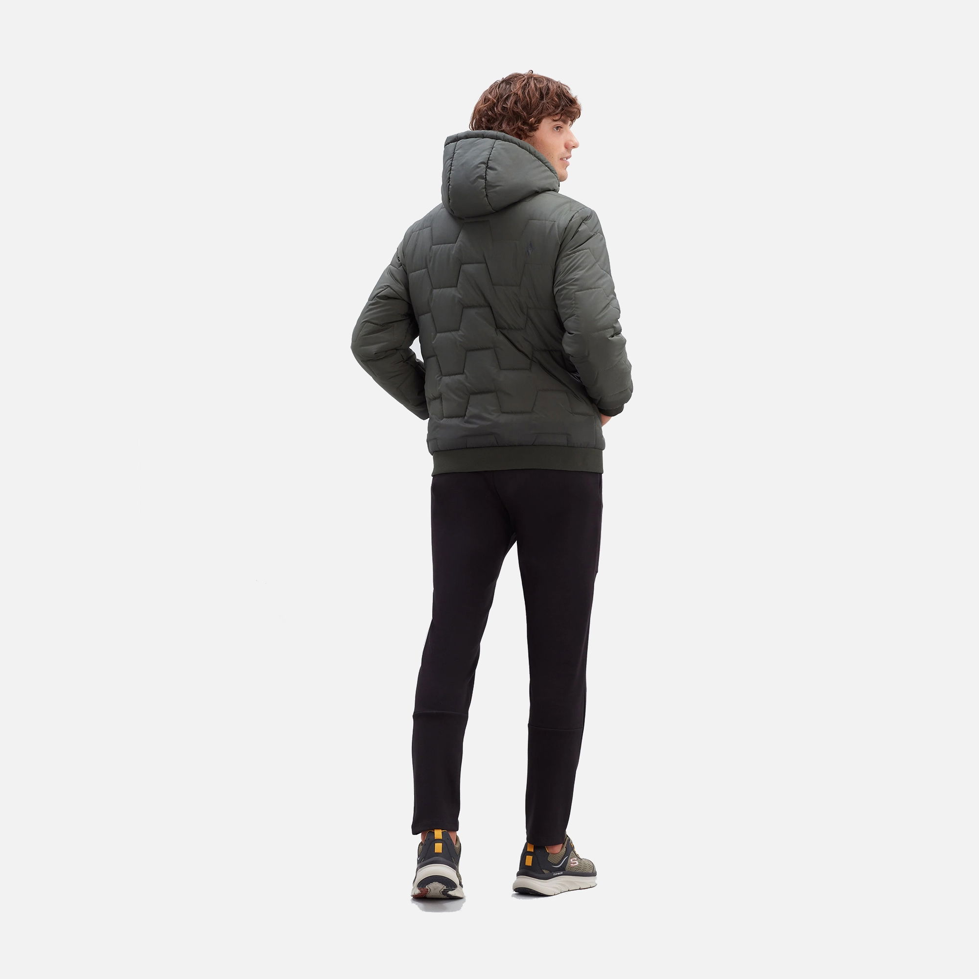 Skechers Outerwear Padded Full-Zip Hoodie Erkek Mont