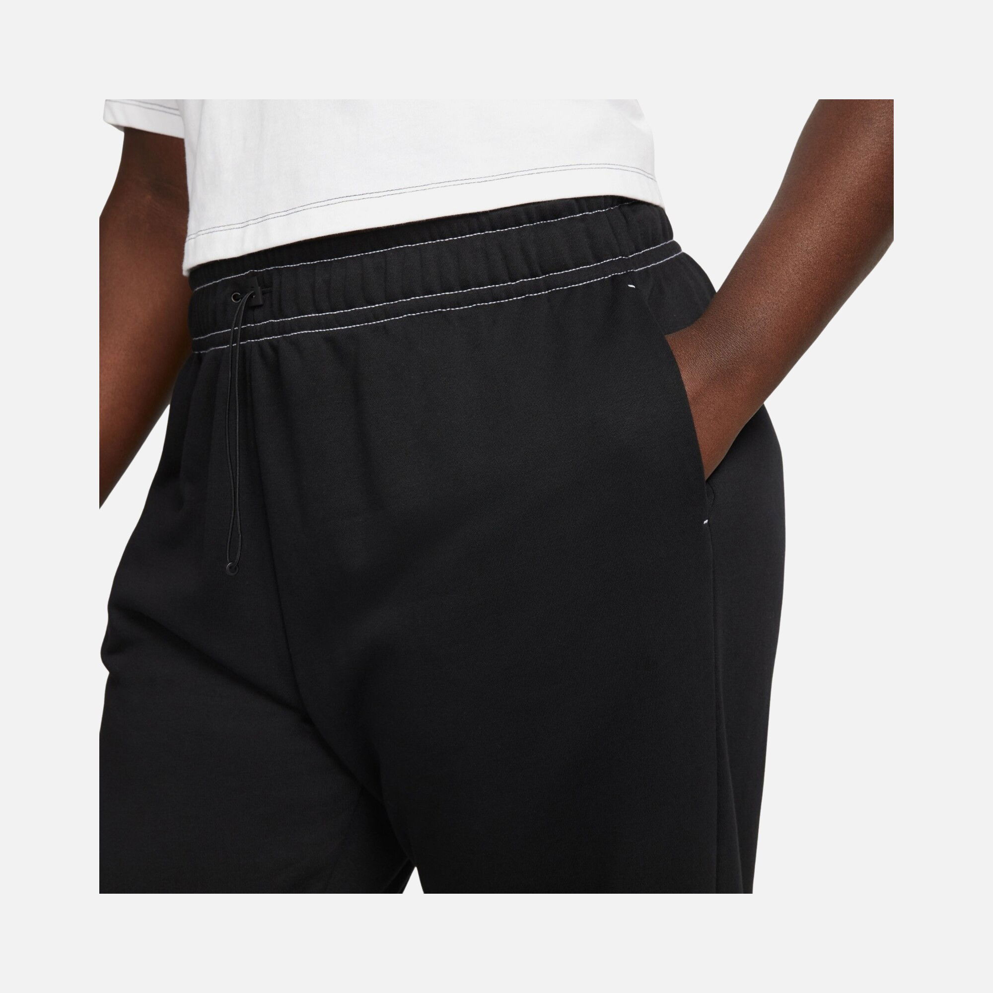 Nike Sportswear Swoosh Fleece High-Rise (Plus-Size) Kadın Eşofman Altı