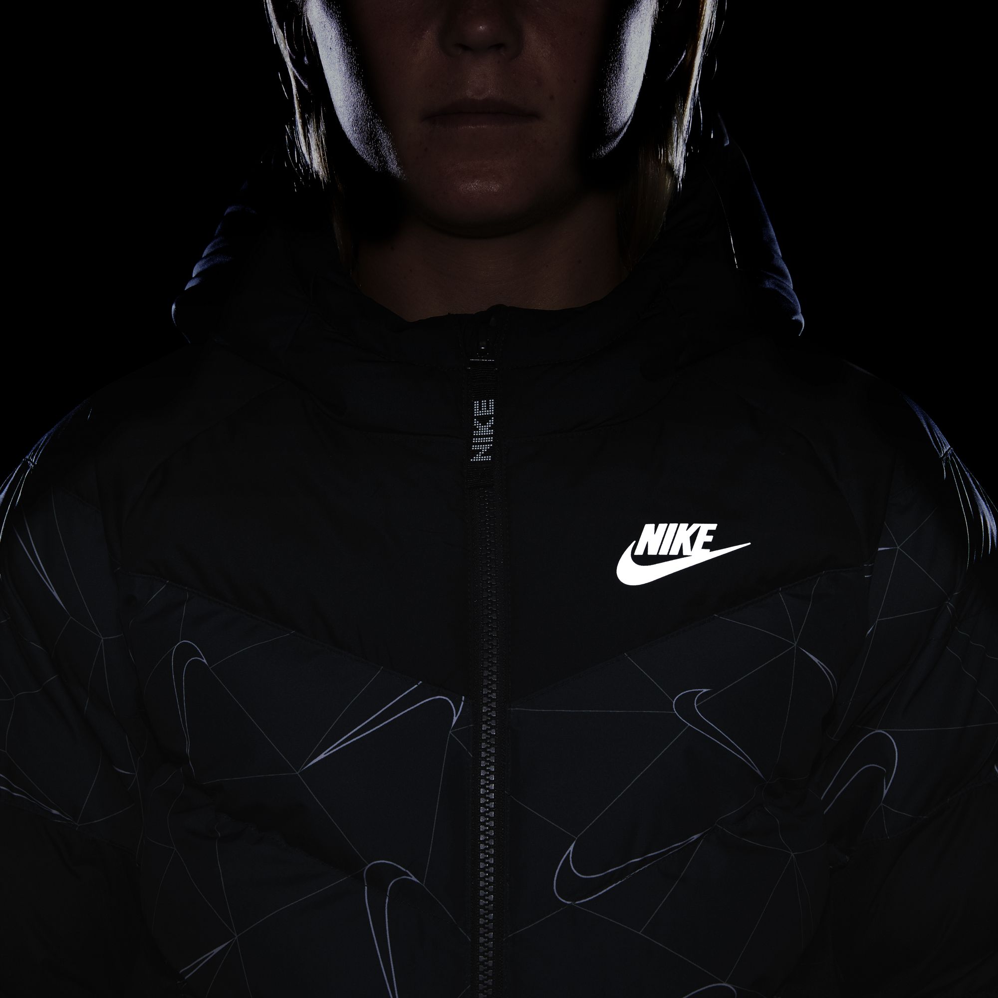 Nike Sportswear Synthetic-Fill Full-Zip Hoodie (Boys') Çocuk Mont