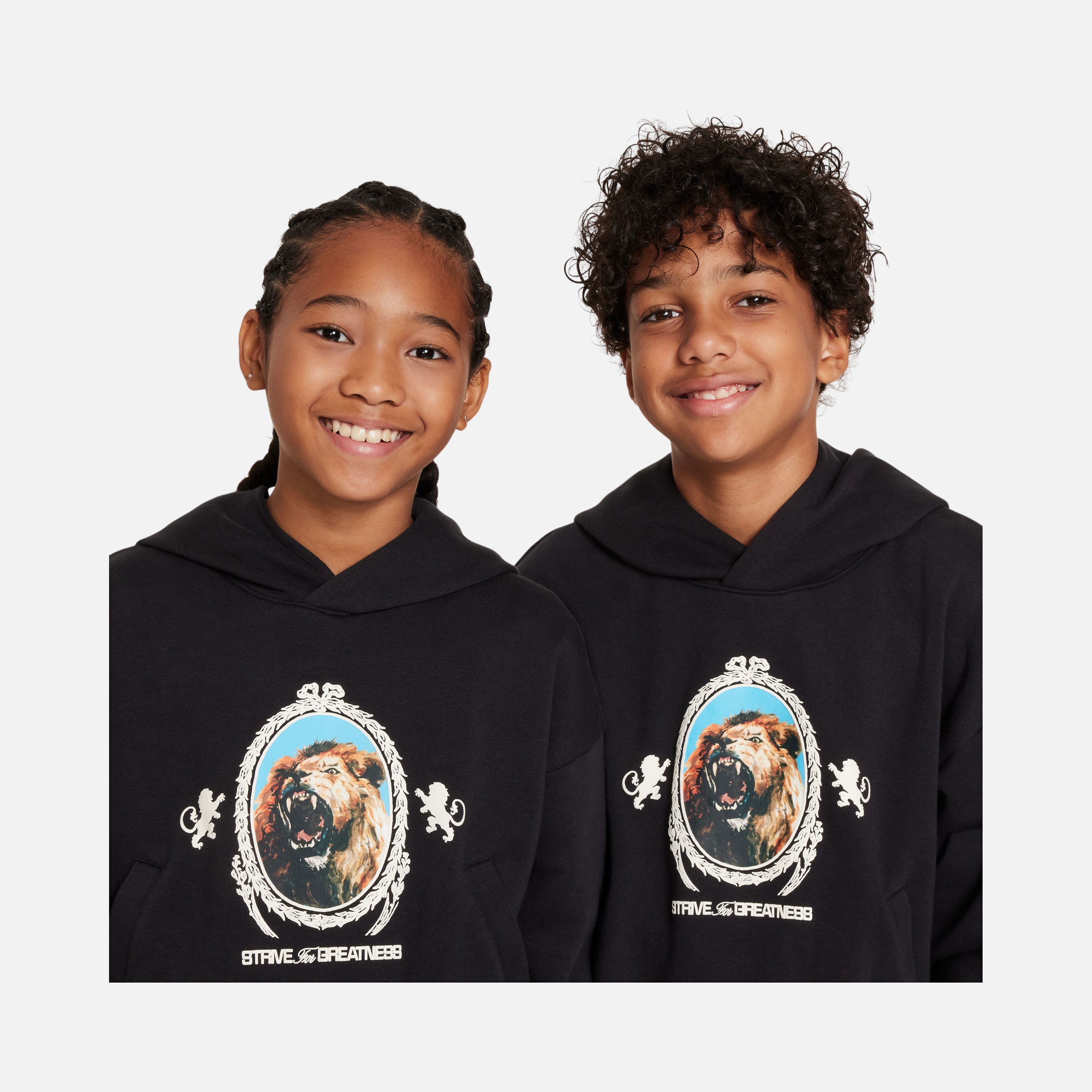 Nike LeBron ''Strive For Greatness'' Basketball Pullover Hoodie Çocuk Sweatshirt