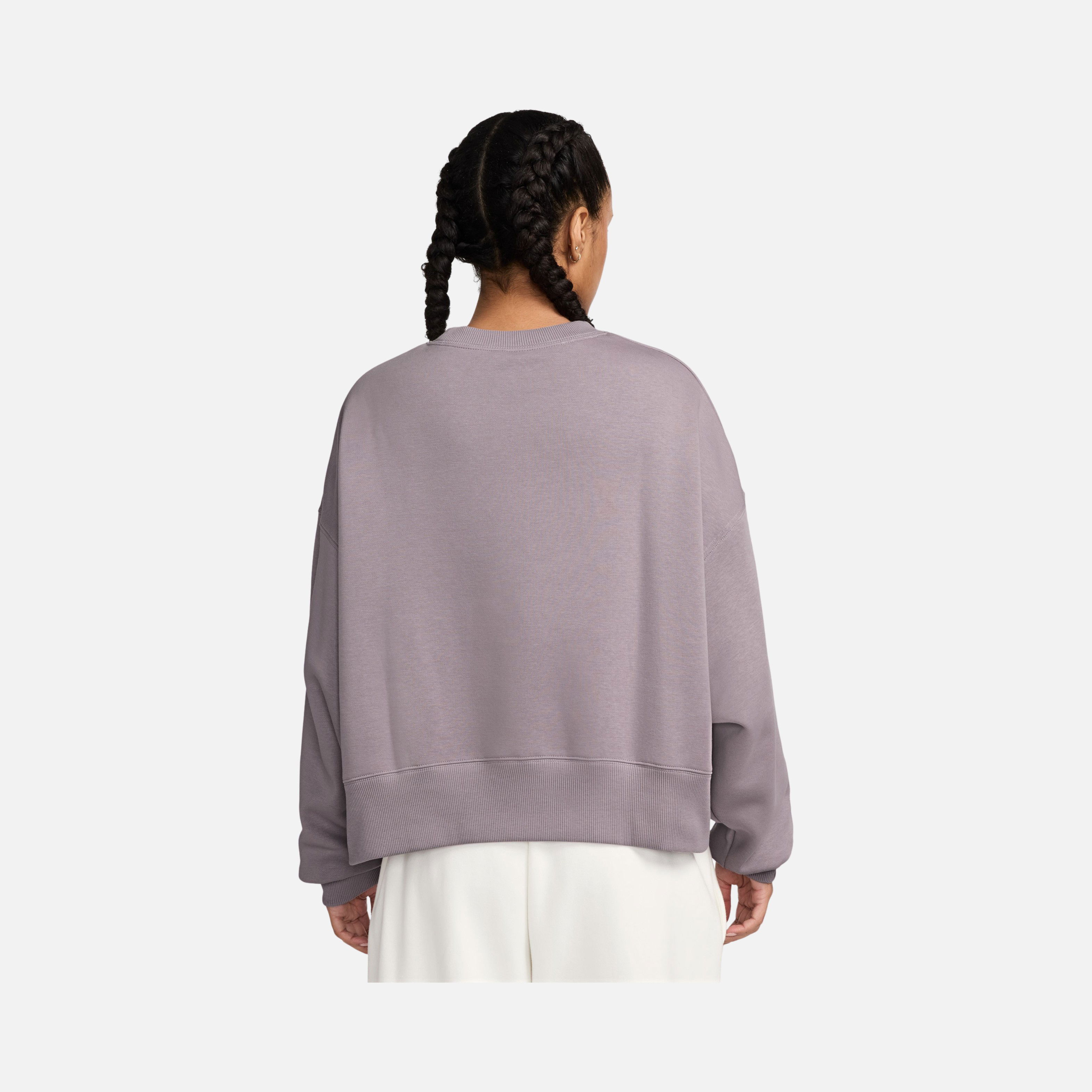 Nike Sportswear Phoenix Fleece Over-Oversized Crew-Neck Logo Kadın Sweatshirt