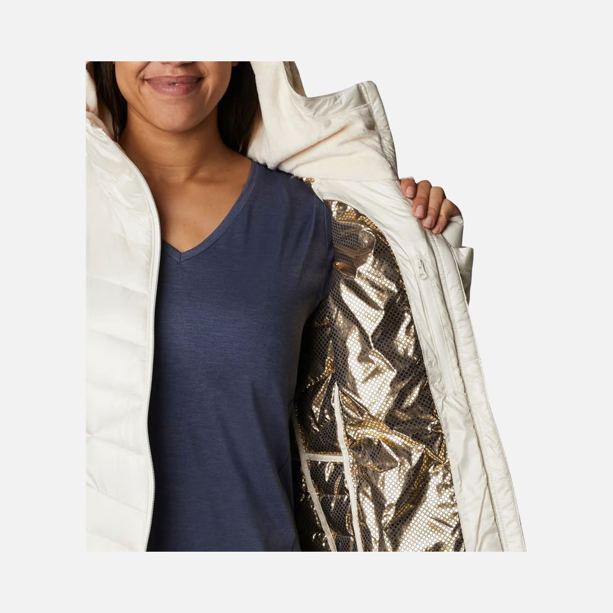 Columbia Sportswear WK7102 Joy Peak Full-Zip Hoodie Kadın Mont