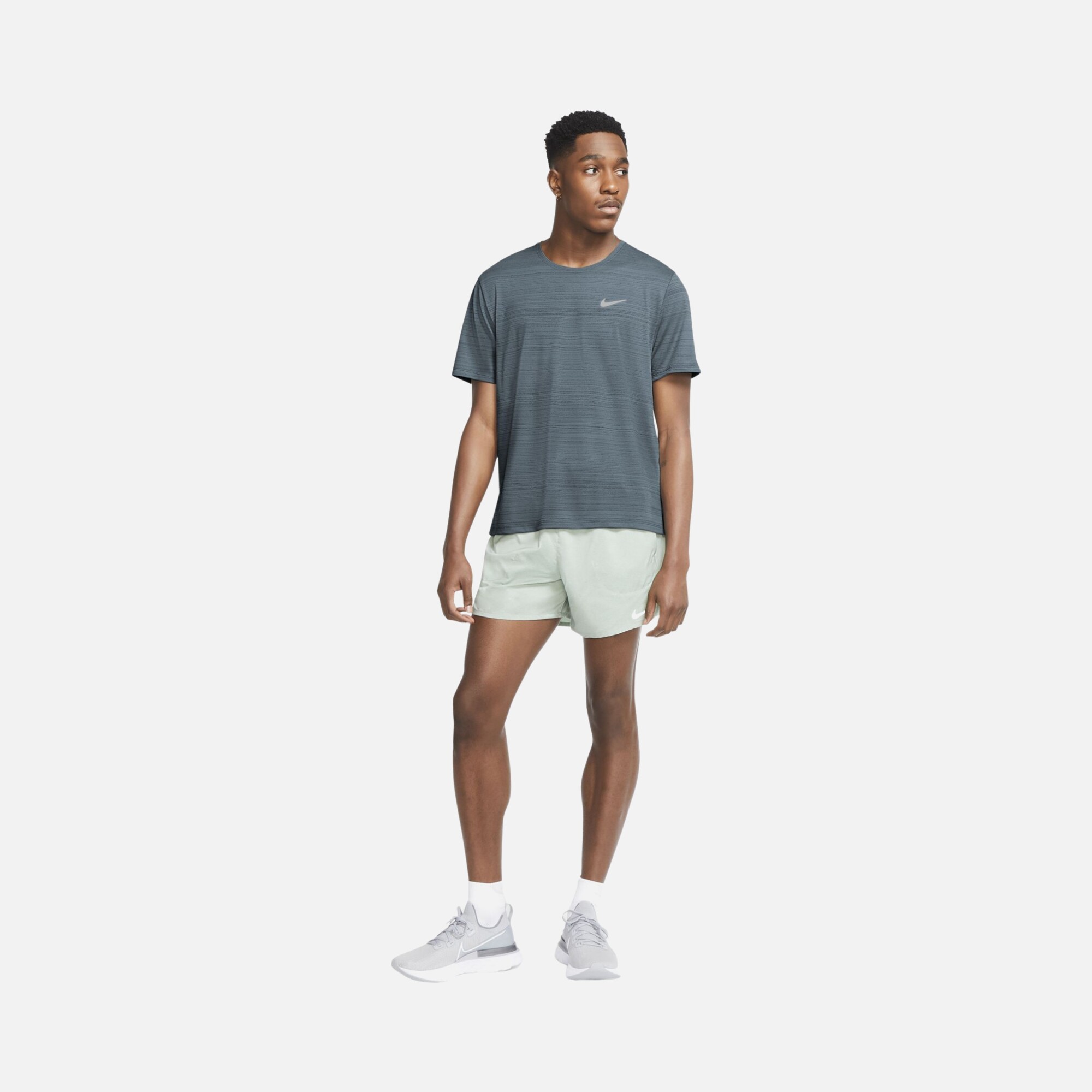 Nike Dri-Fit Miler Running Short-Sleeve Erkek Tişört