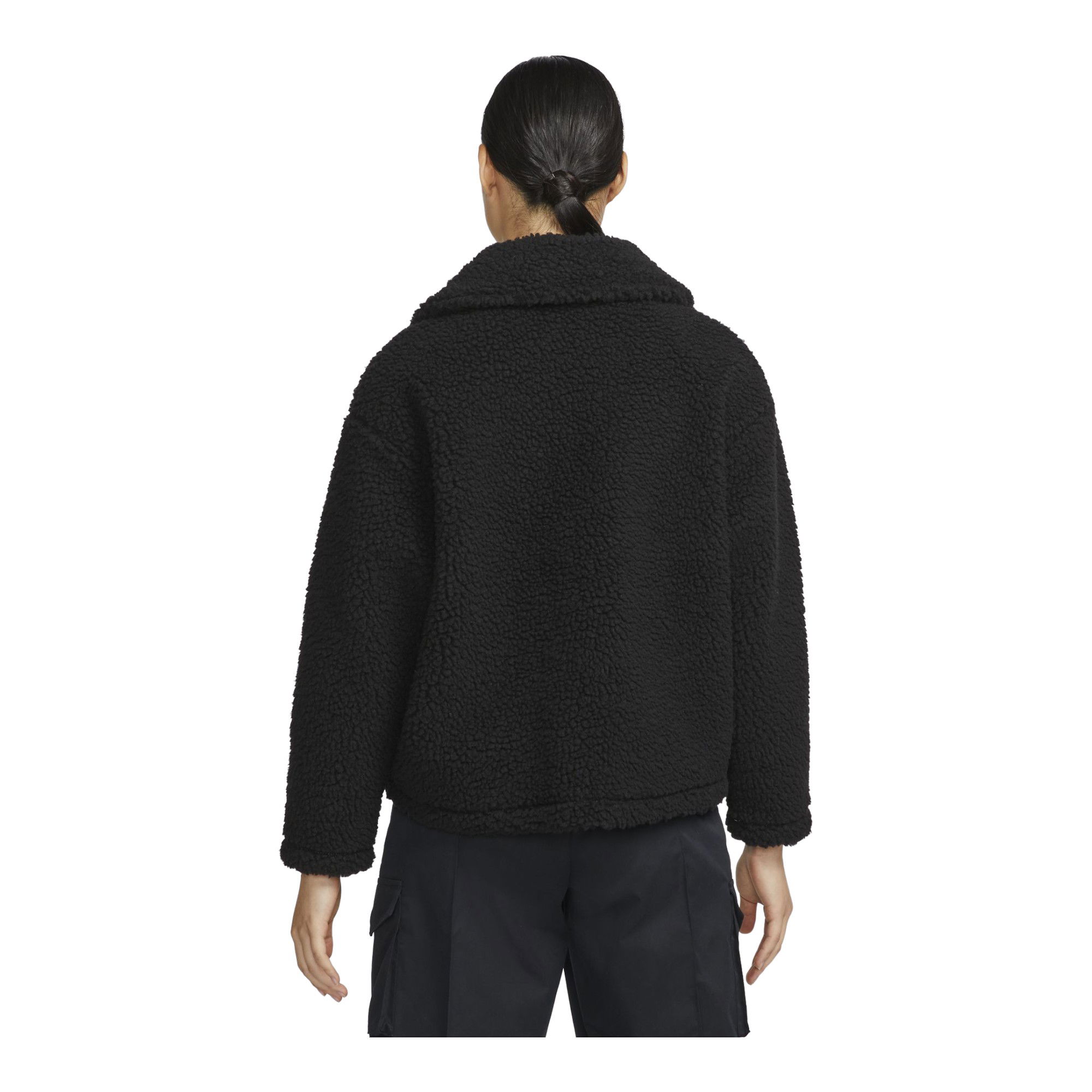 Nike Sportswear Sherpa Swoosh Graphic Full-Zip Kadın Ceket