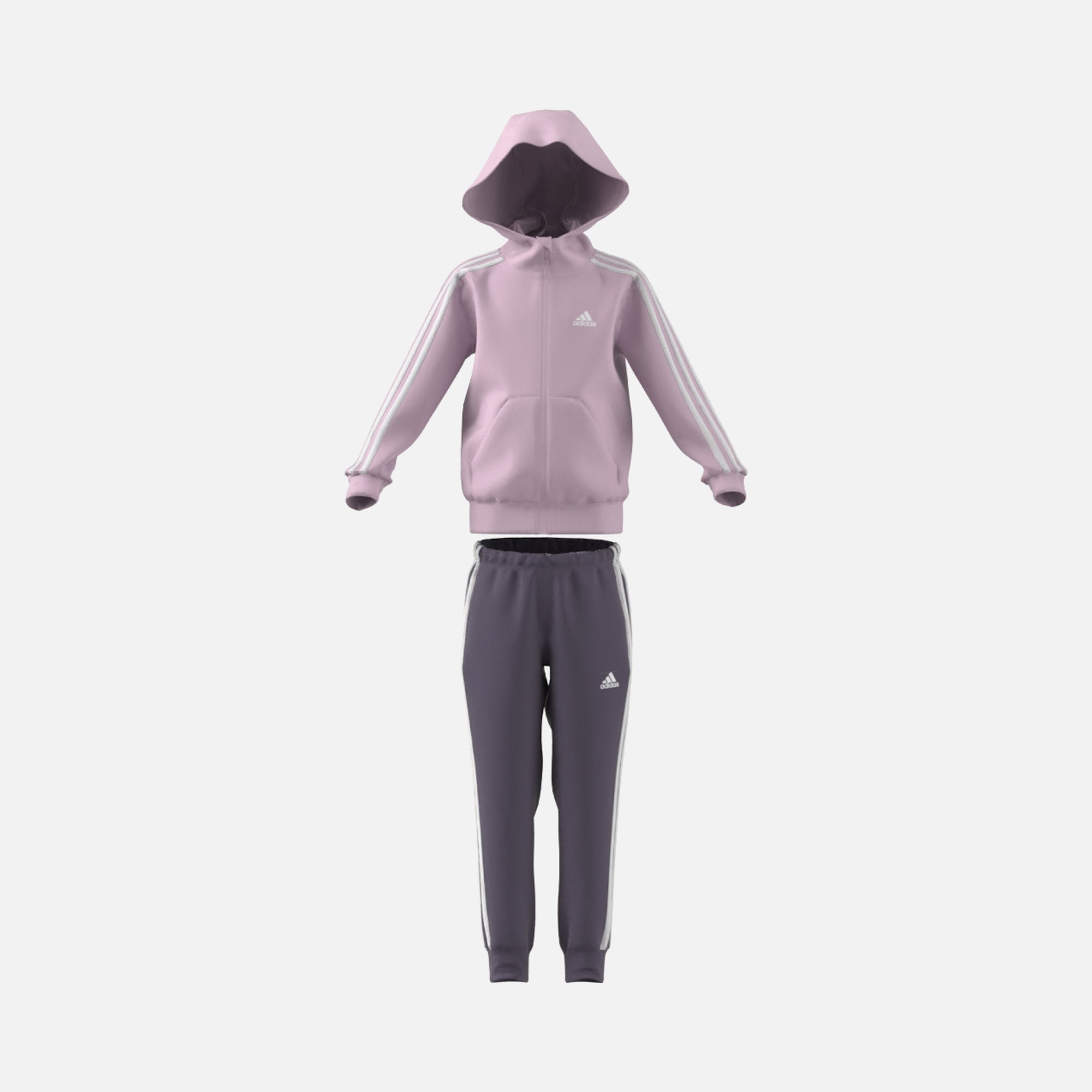 adidas Essentials 3-Stripes Shiny Çocuk Eşofman Takımı