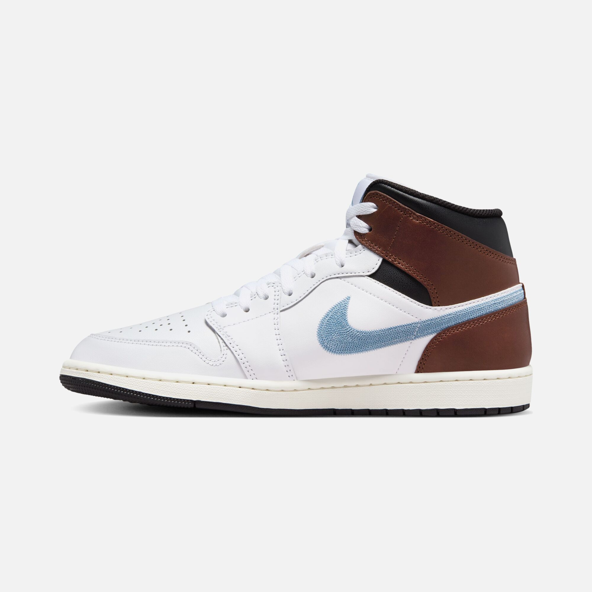 Nike Air Jordan 1 Mid SE ''Embroidered Swoosh & Brand'' Erkek Spor Ayakkabı