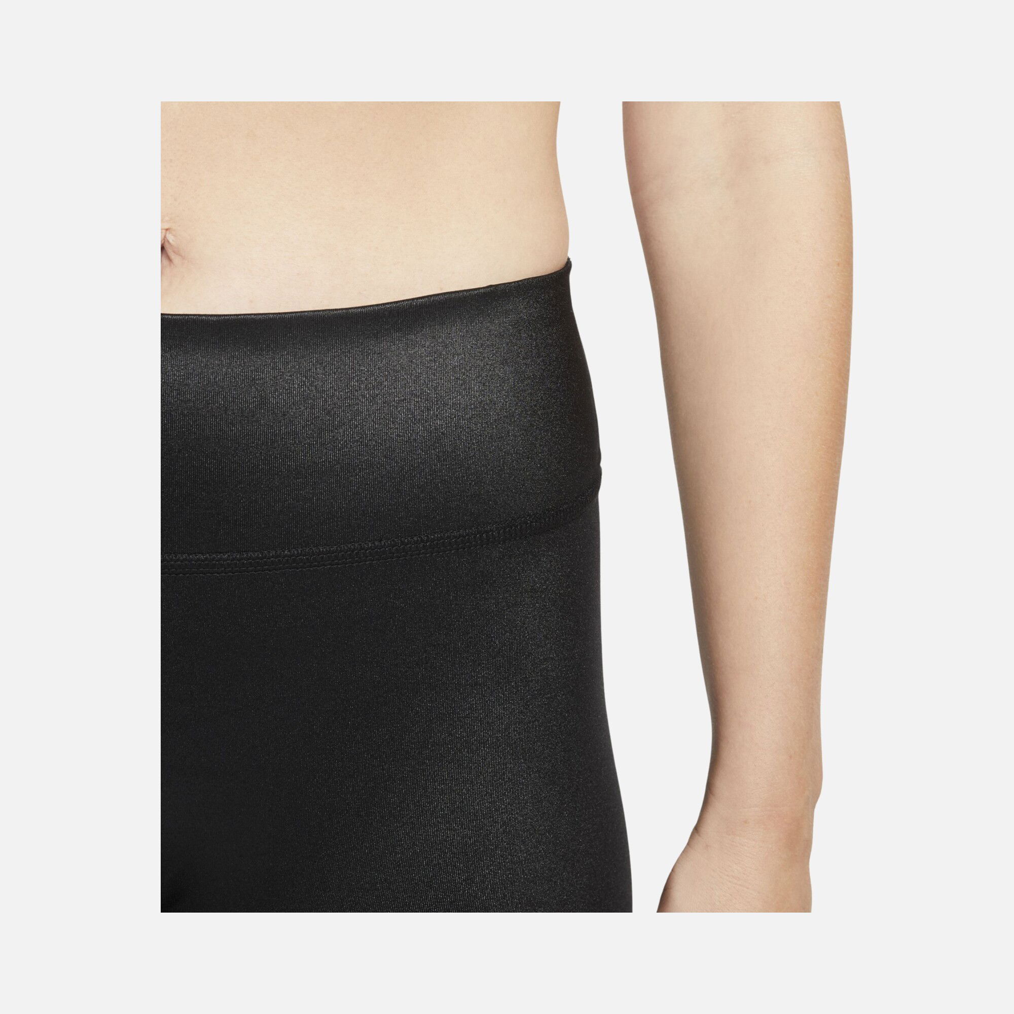 Nike Dri-Fit One Mid-Rise Shine Training Kadın Tayt