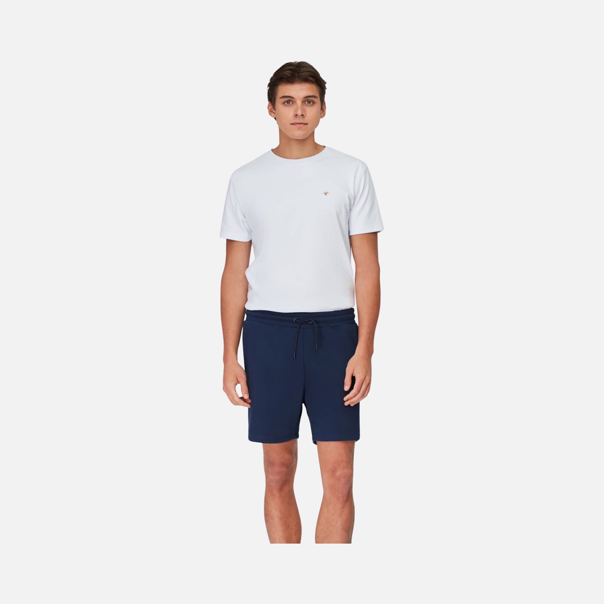 WWF Sportswear İmparator Penguen Embroidered  Regular-Fit Erkek Şort