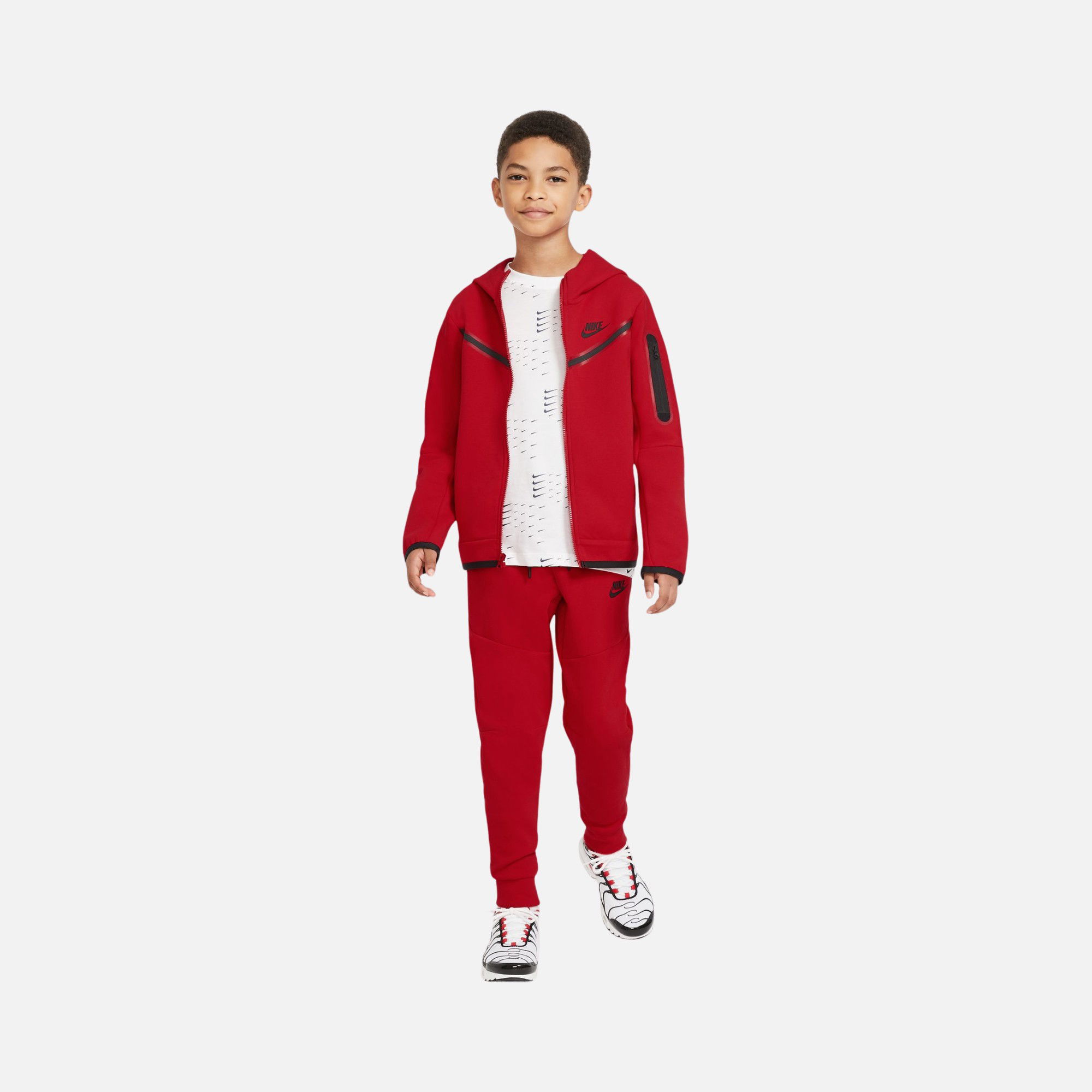 Nike Sportswear Tech Fleece Full-Zip Hoodie (Boys') Çocuk Sweatshirt