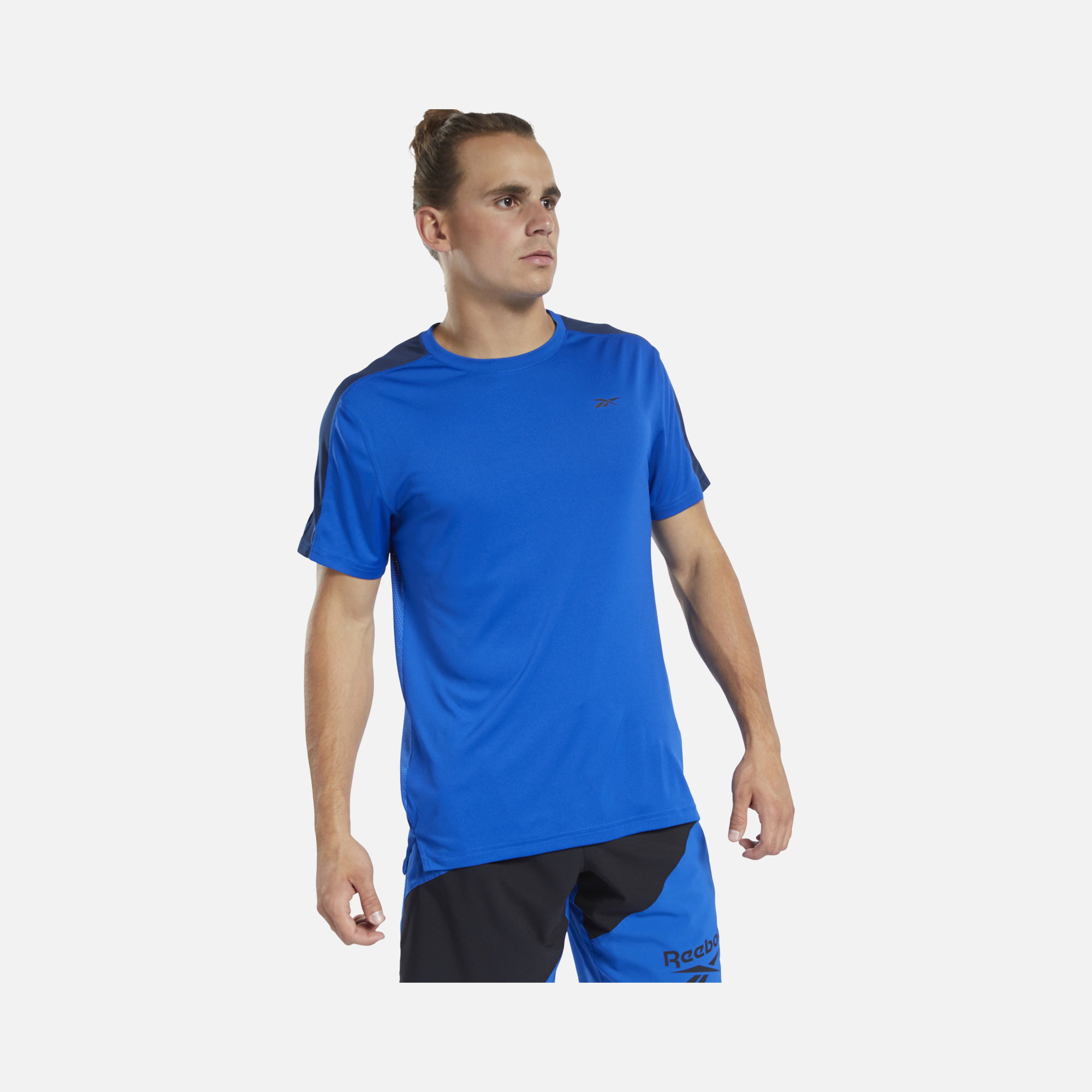 Reebok Workout Short-Sleeve Ready Tech Erkek Tişört