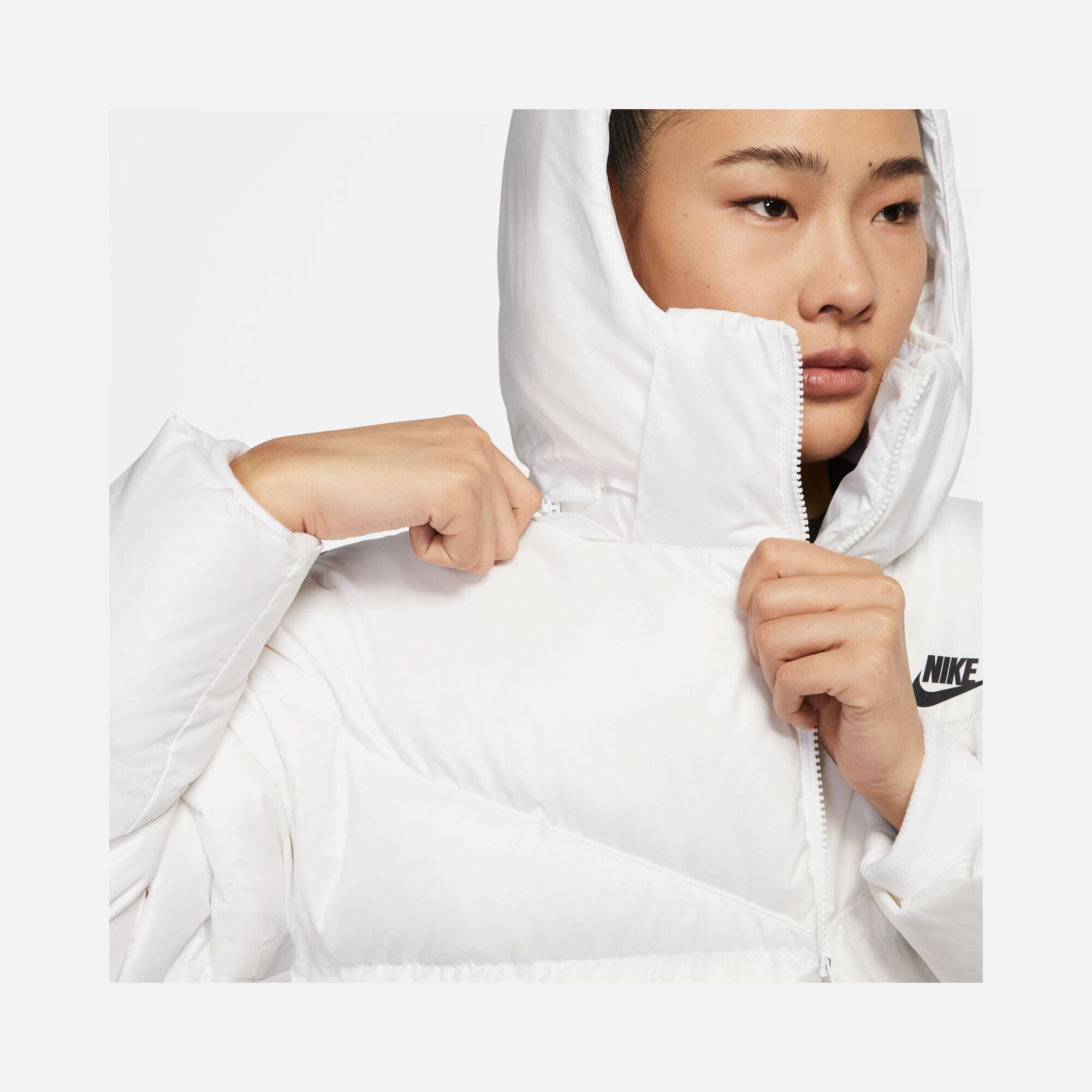 Nike Sportswear Therma-Fit Repel Synthetic-Fill Full-Zip Hoodie Kadın Parka