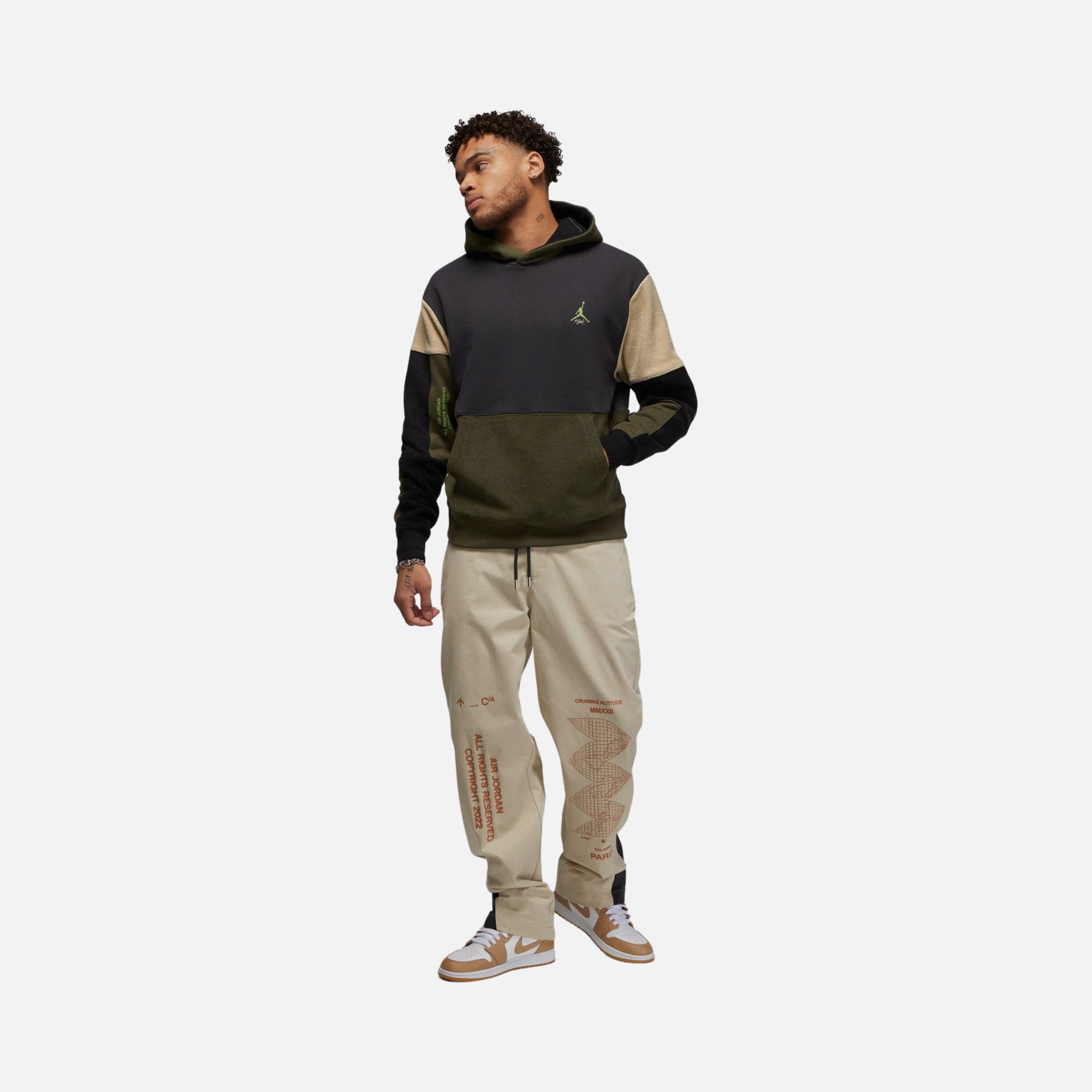 Nike Jordan Flight Heritage Fleece Hoodie Erkek Sweatshirt
