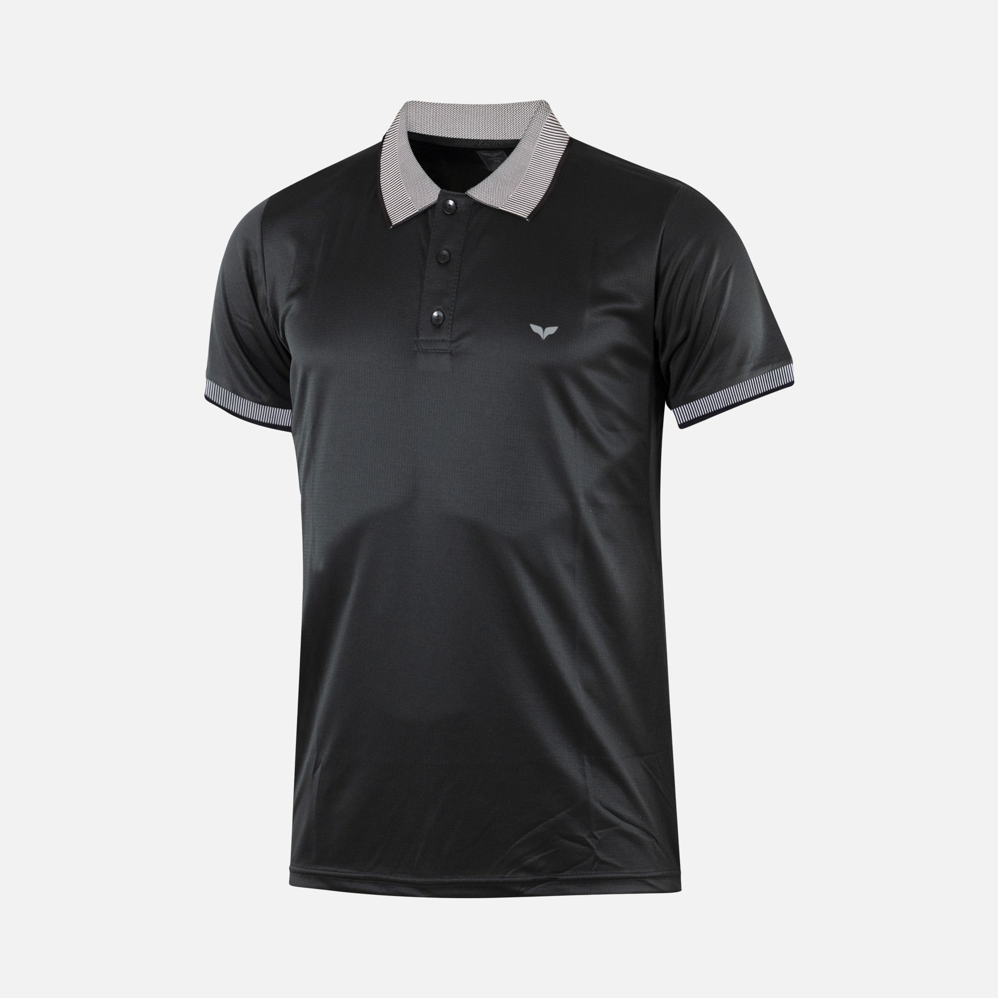 Barçın Basics Siyah Polo Erkek Tişört