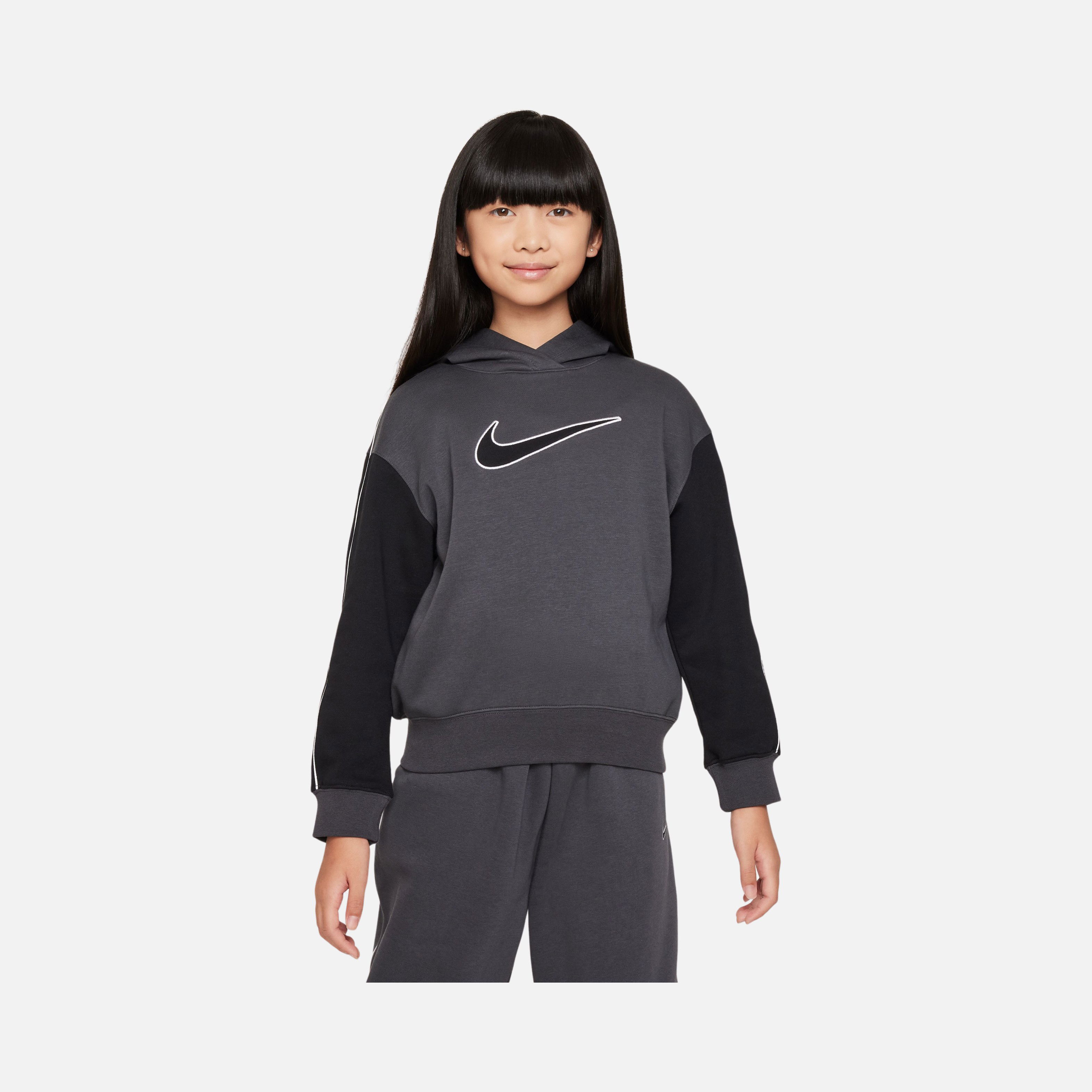 Nike Sportswear Oversized Fleece Pullover Hoodie (Girls') Çocuk Sweatshirt