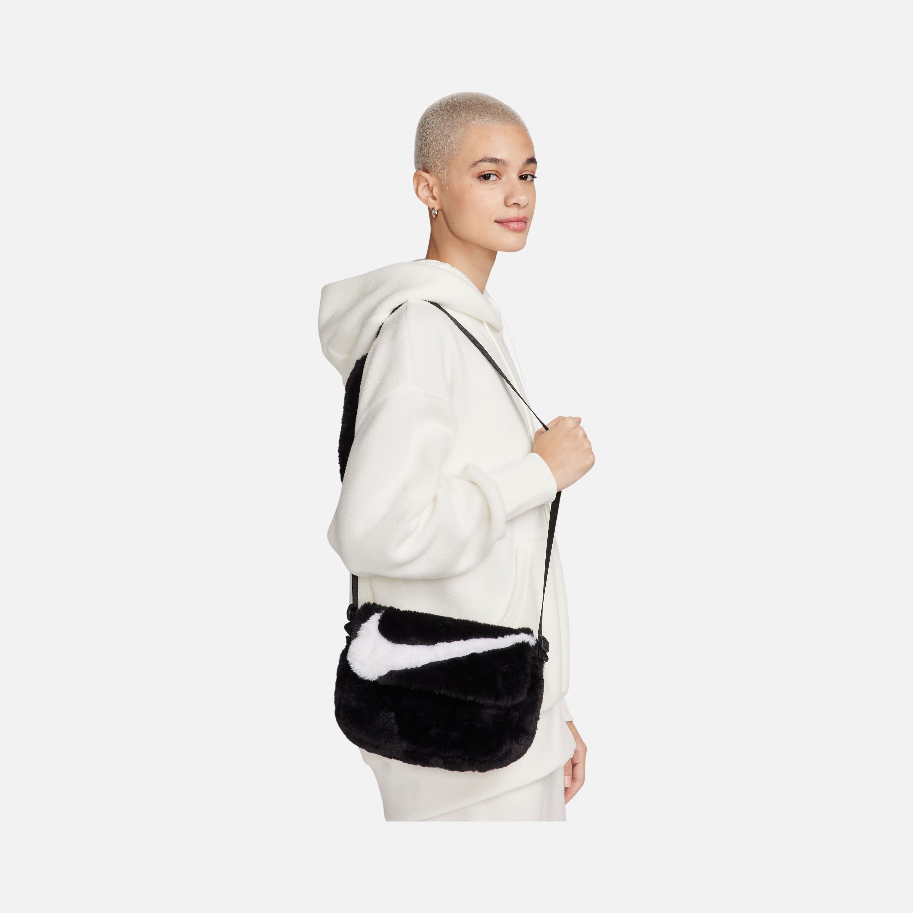 Nike Sportswear Futura 365 Faux Fur (1 L) Kadın Omuz Çantası