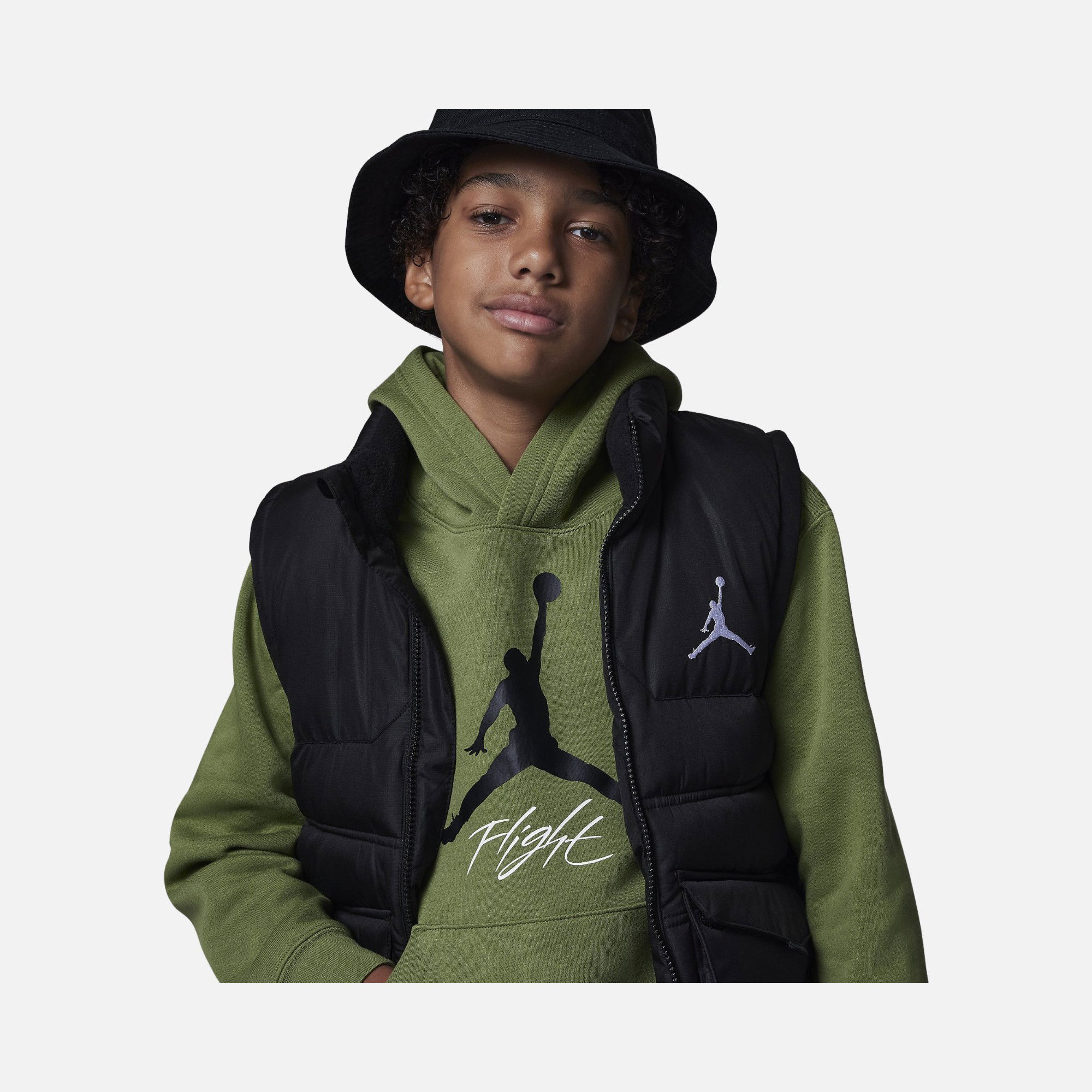 Nike Jordan Flight Baseline Pullover Hoodie Çocuk Sweatshirt