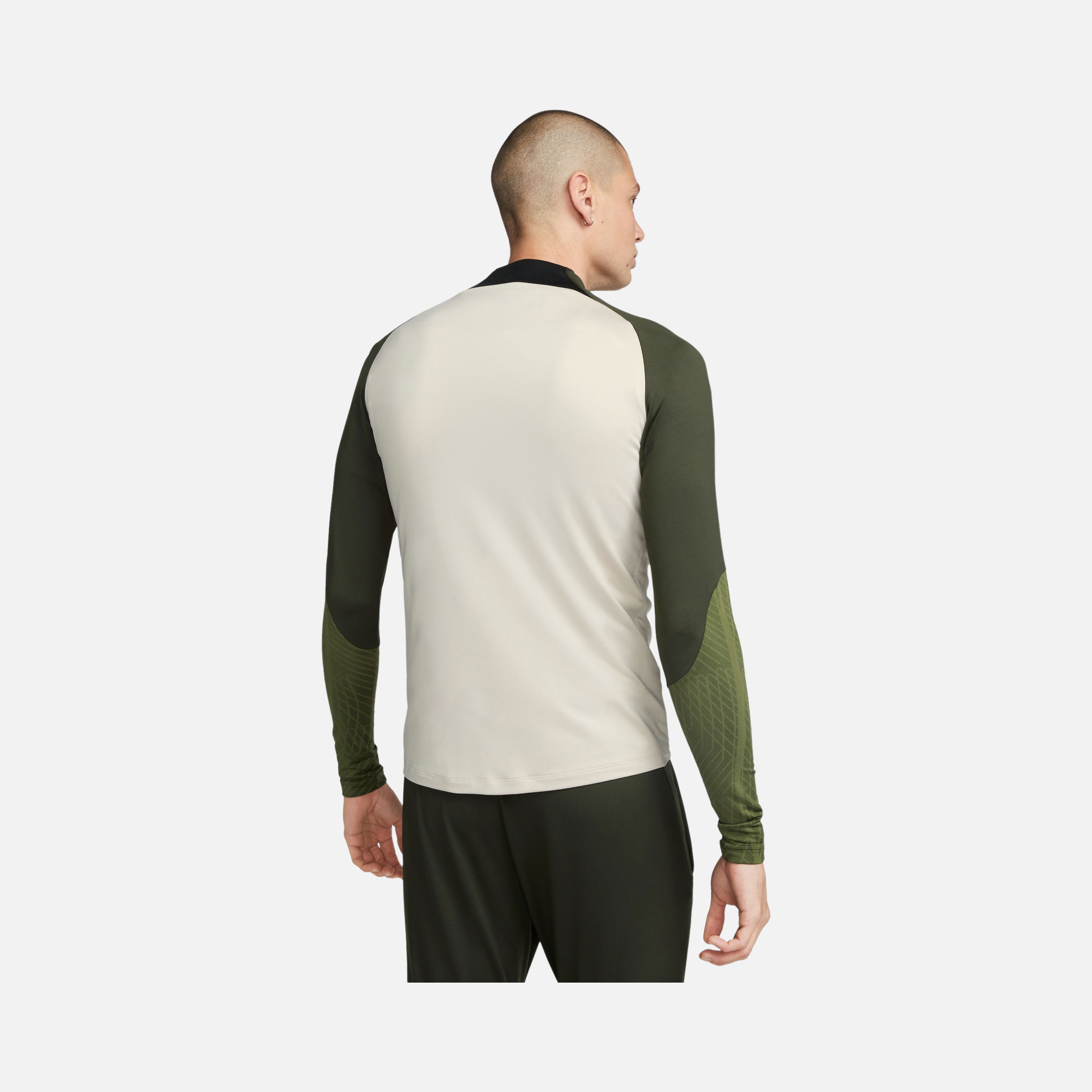 Nike Dri-Fit FC Barcelona Strike Soccer 1/4 Zip Long-Sleeve Erkek Tişört
