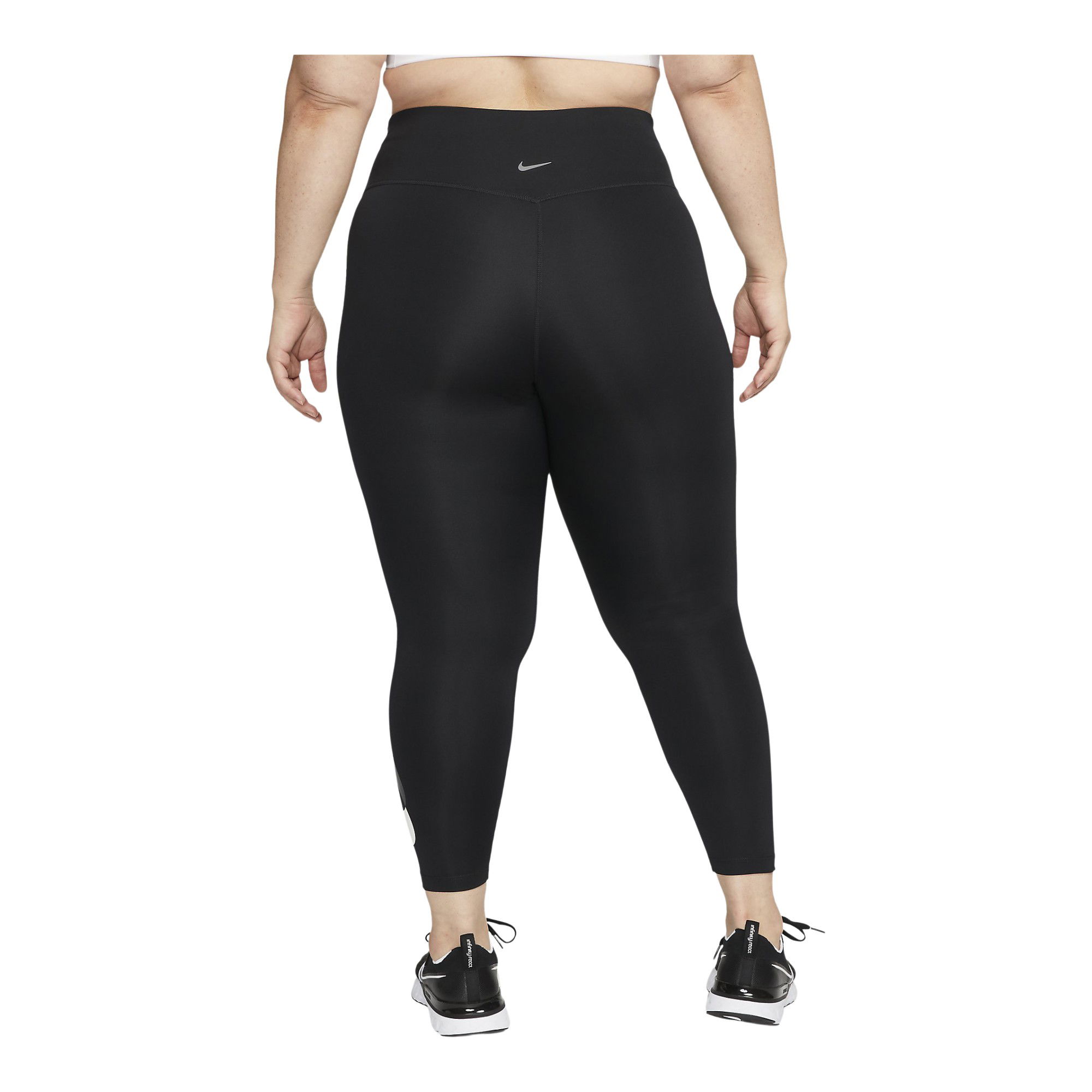 Nike Dri-Fit Swoosh Run 7/8-Length Mid-Rise (Plus Size) Kadın Tayt