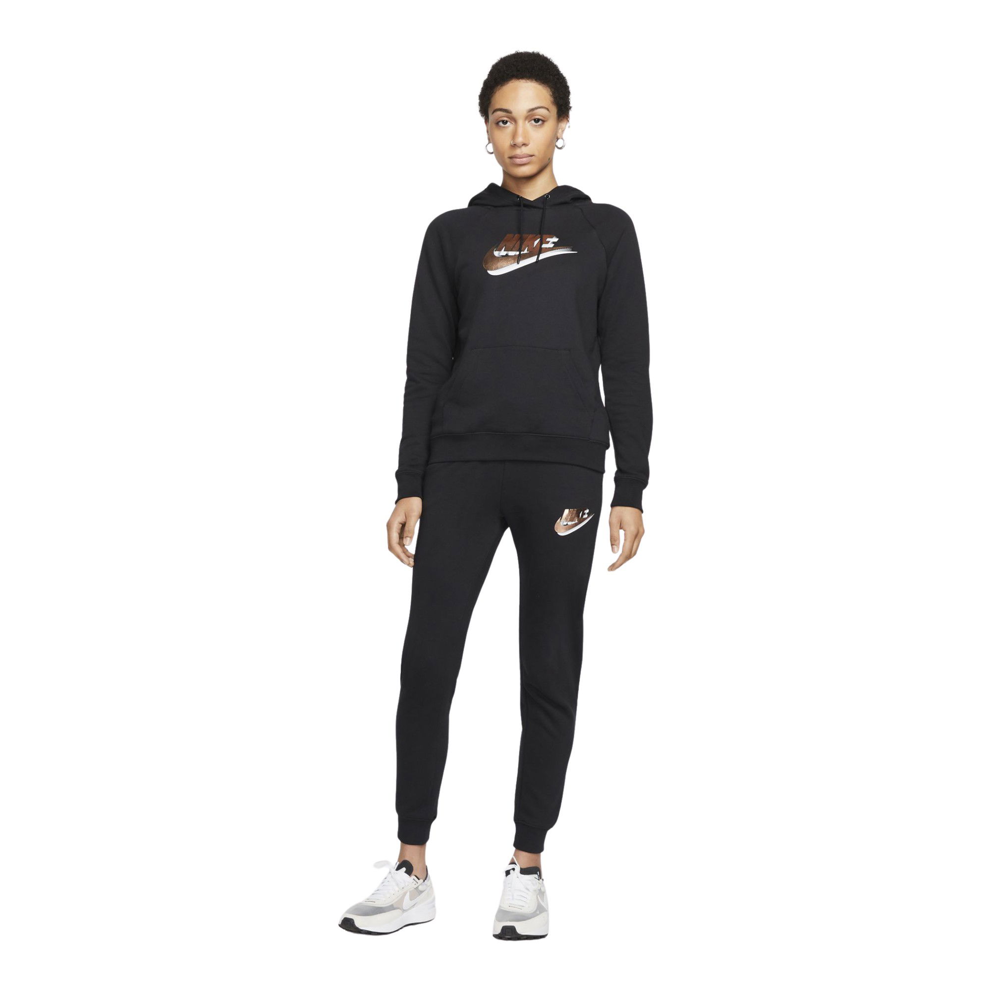 Nike Sportswear Futura Printed Pullover Hoodie Kadın Sweatshirt
