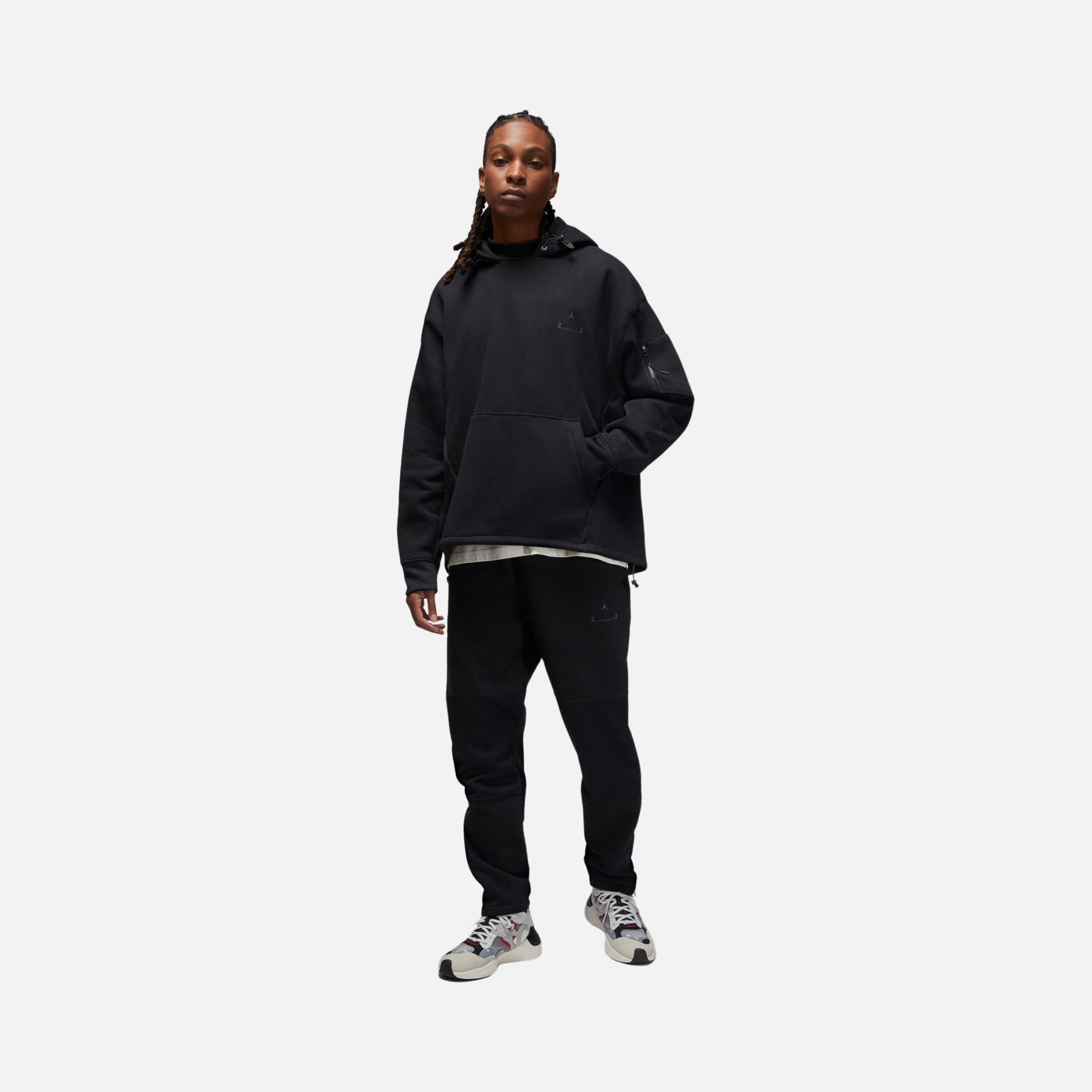 Nike Jordan 23 Engineered Brushed Fleece Pullover Hoodie Erkek Sweatshirt