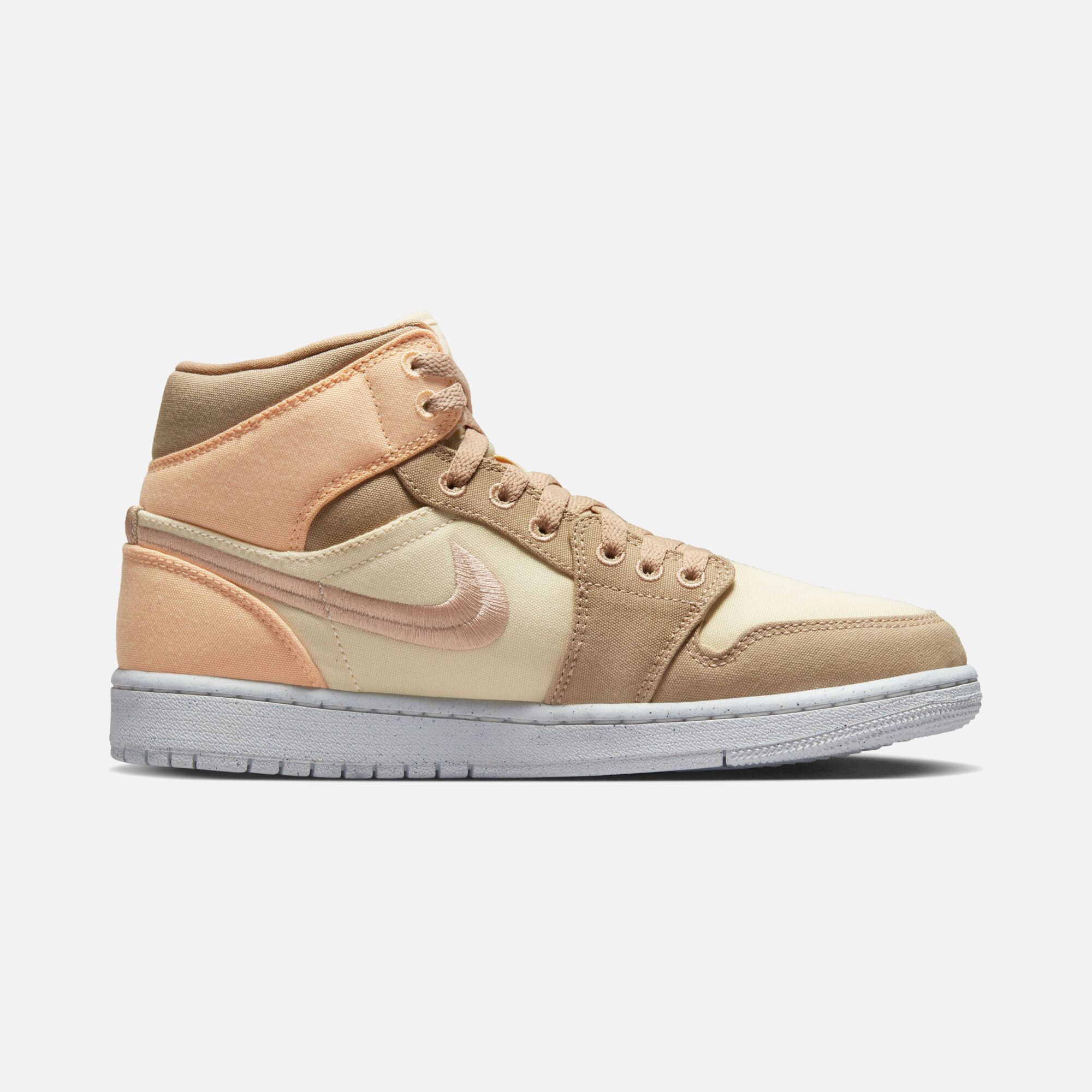 Nike Air Jordan 1 Mid SE ''Custom Swoosh Logo'' Kadın Spor Ayakkabı