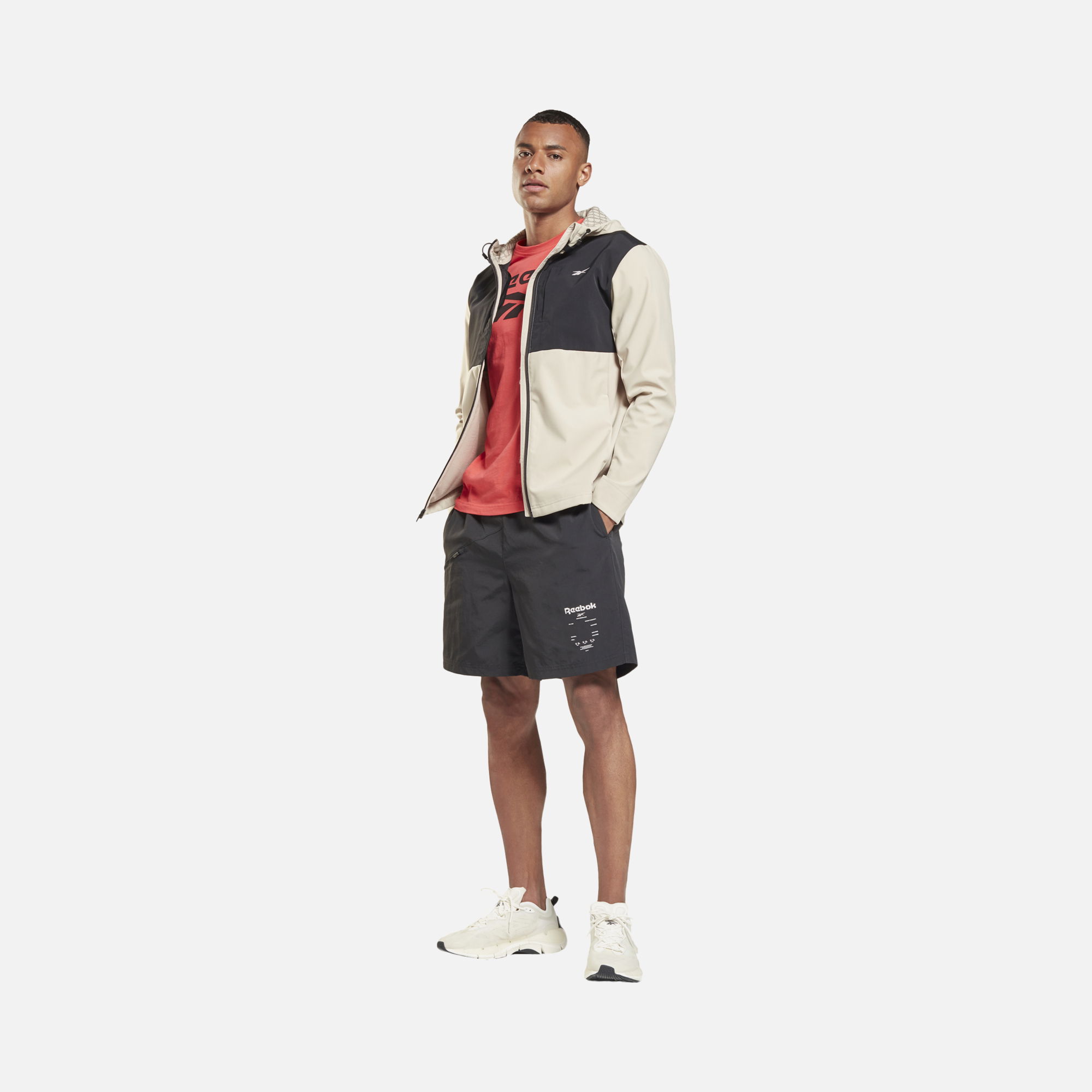 Reebok Graphic Series Stacked Short-Sleeve Erkek Tişört