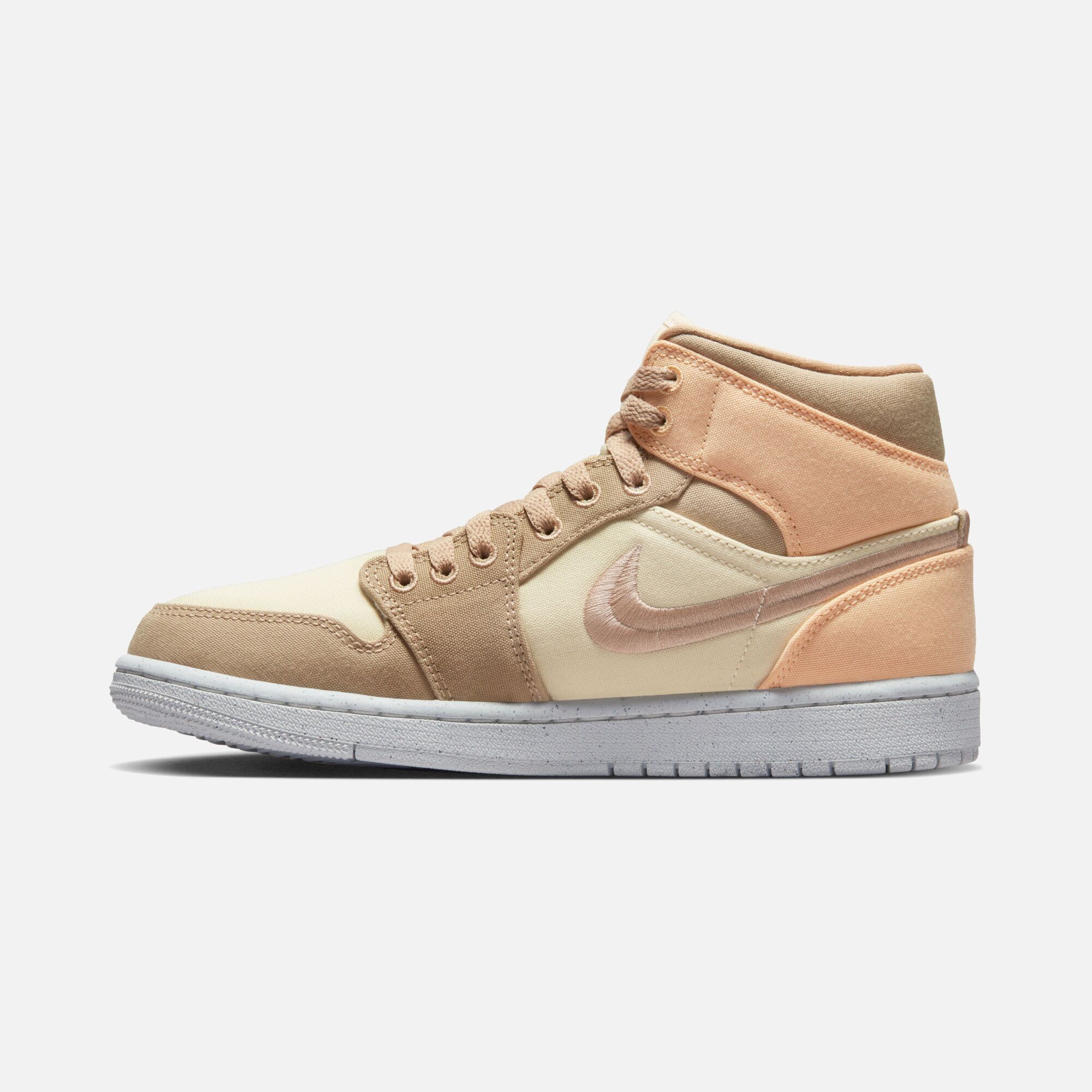 Nike Air Jordan 1 Mid SE ''Custom Swoosh Logo'' Kadın Spor Ayakkabı