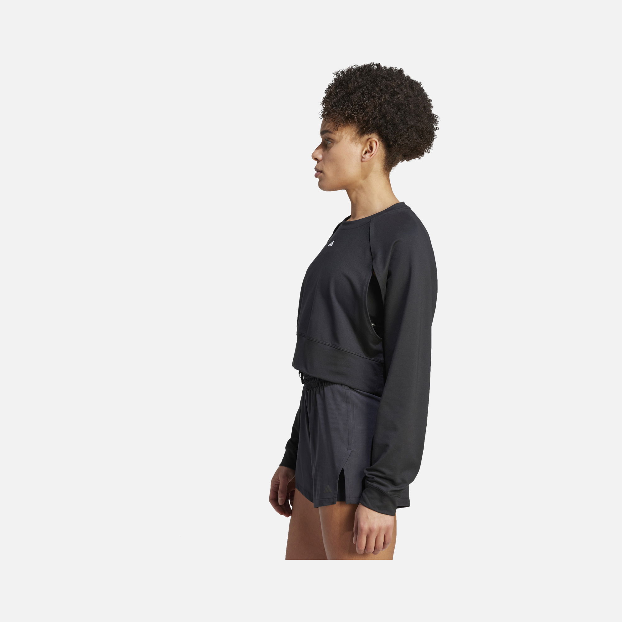 adidas Power Aeroready Crop Cover-Up Training Kadın Sweatshirt