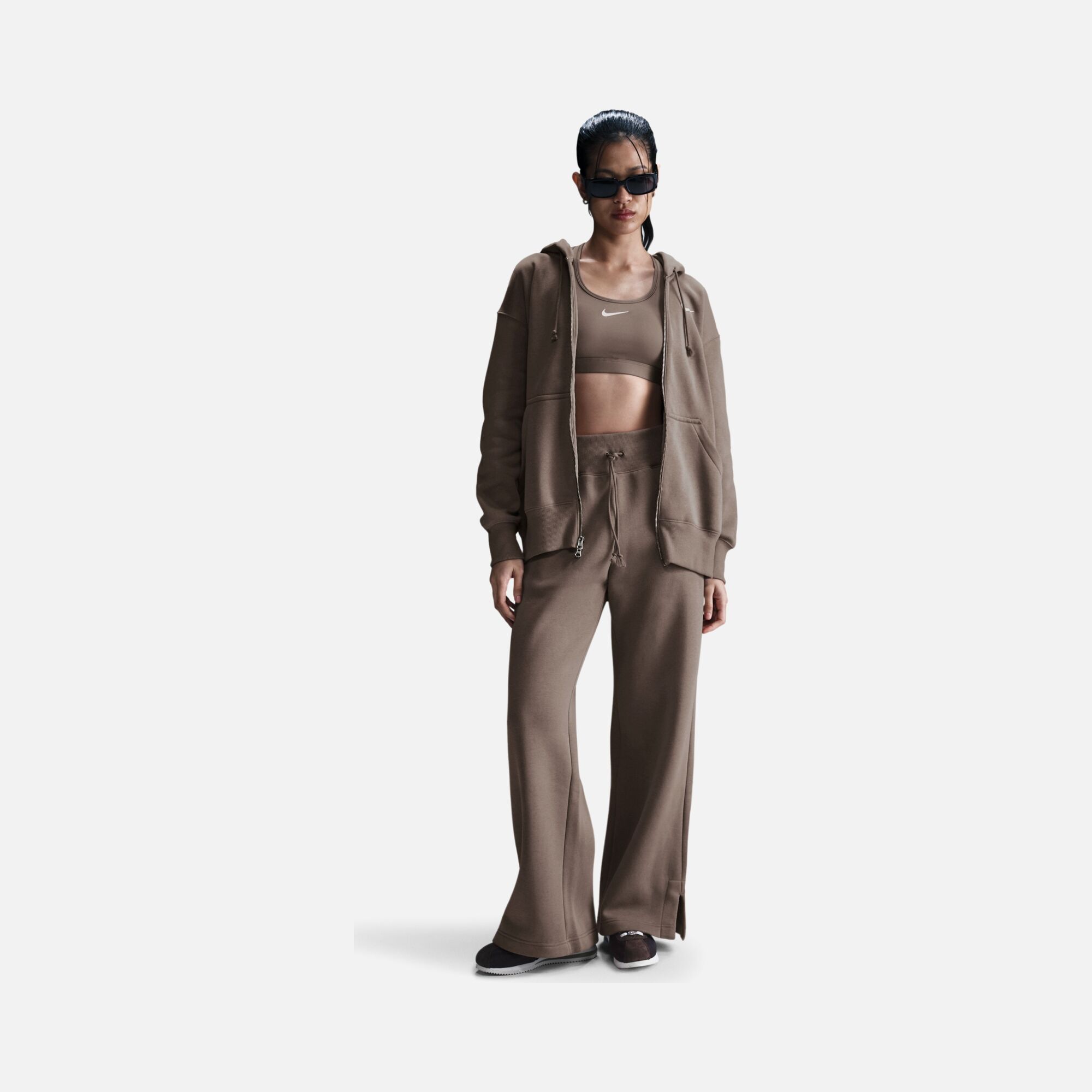 Nike Sportswear Phoenix Fleece High-Waisted Wide Kadın Eşofman Altı