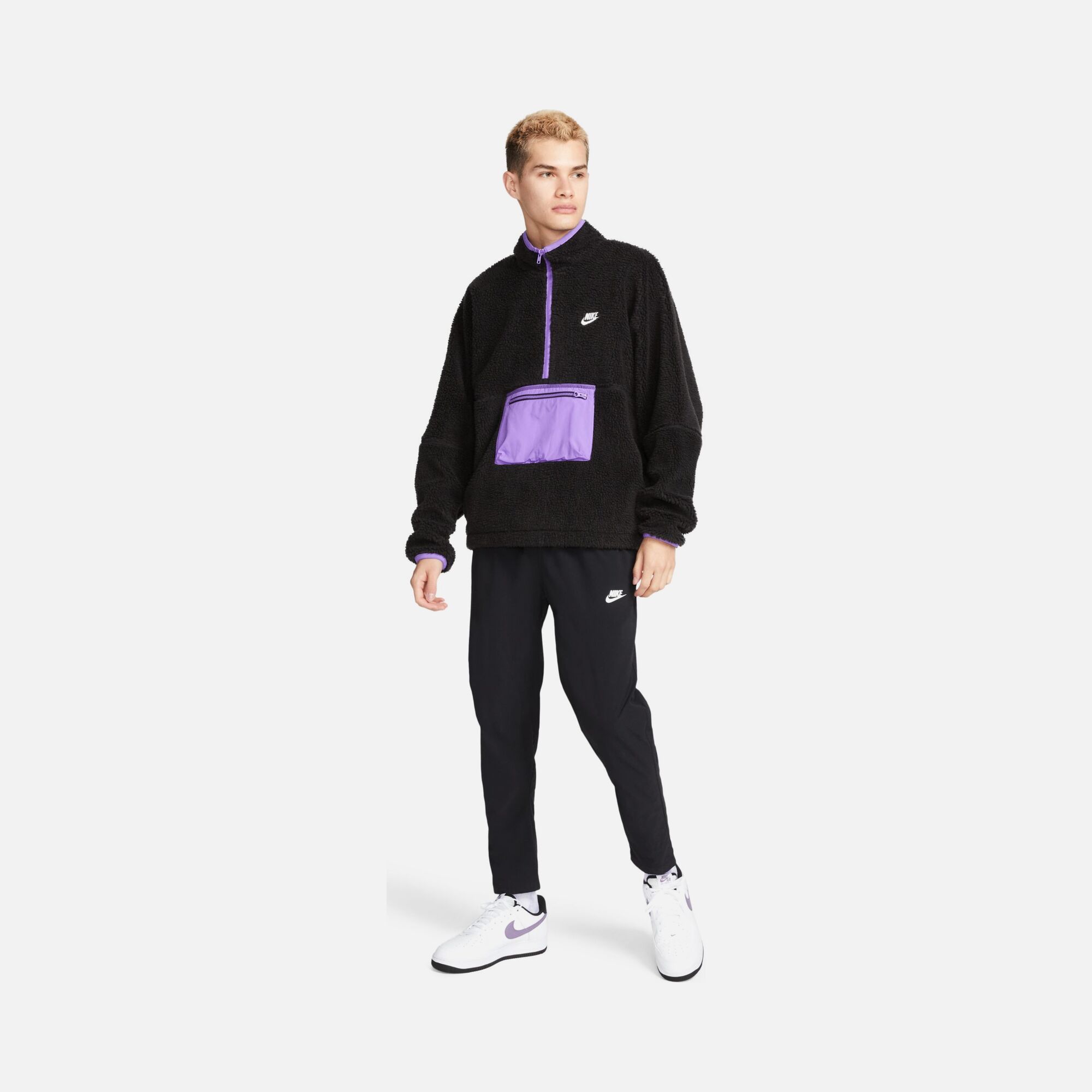 Nike Sporswear Club+ Fleece Winterized 1/2 Zip Erkek Sweatshirt