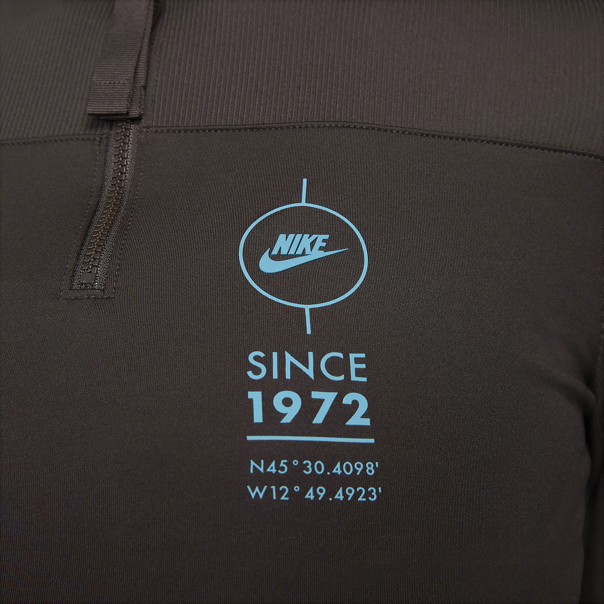 Nike Sportswear Ribbed 1/2 Zip Short-Sleeve Kadın Tişört
