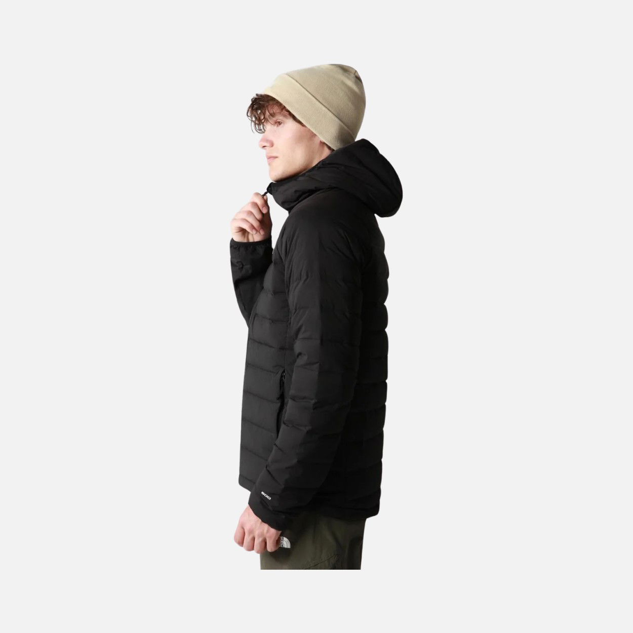 North Face Belleview Stretch Goose Down 600 Full-Zip Hoodie Erkek Mont