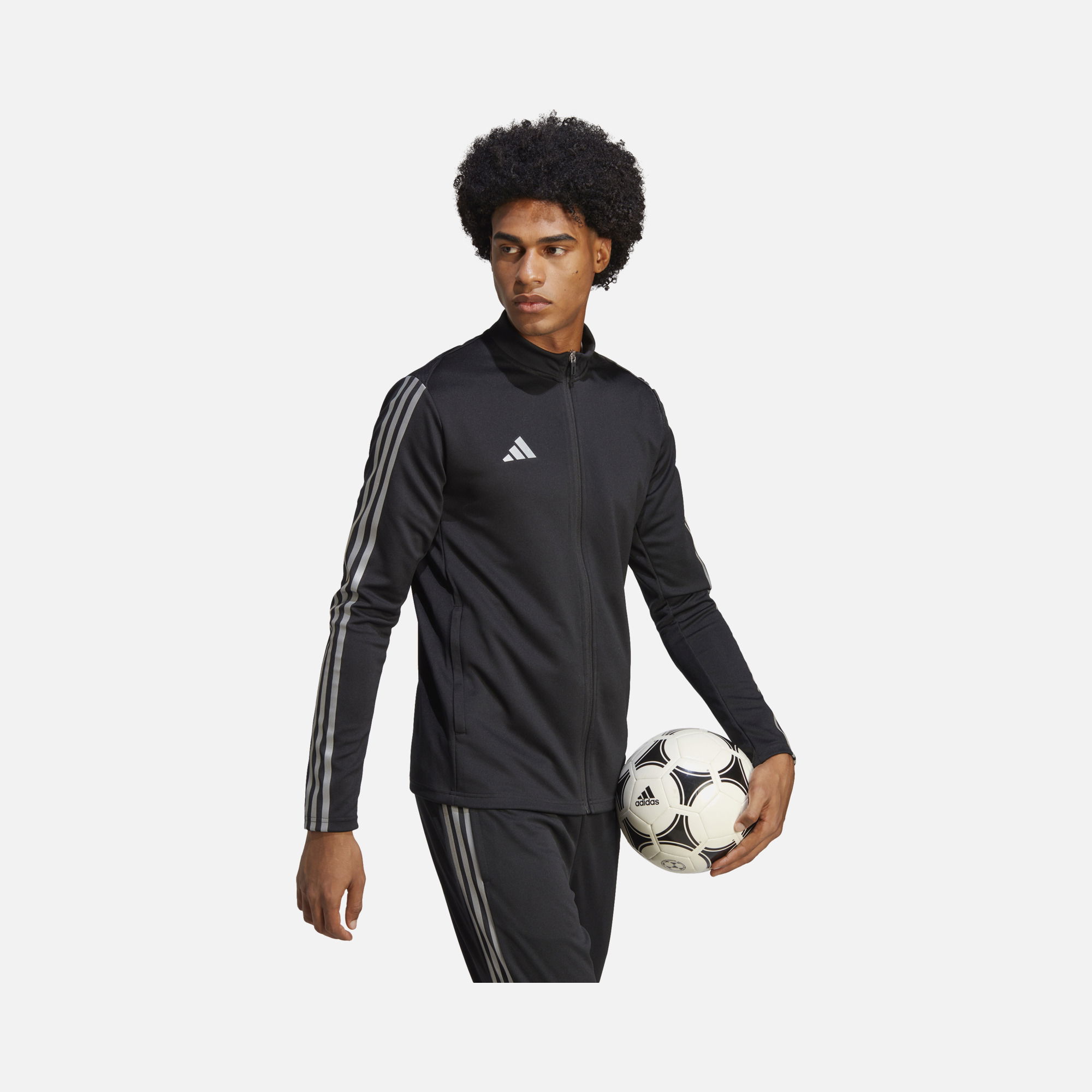 adidas Aeroready Tiro Reflective 3-Stripes Full-Zipp Erkek Ceket