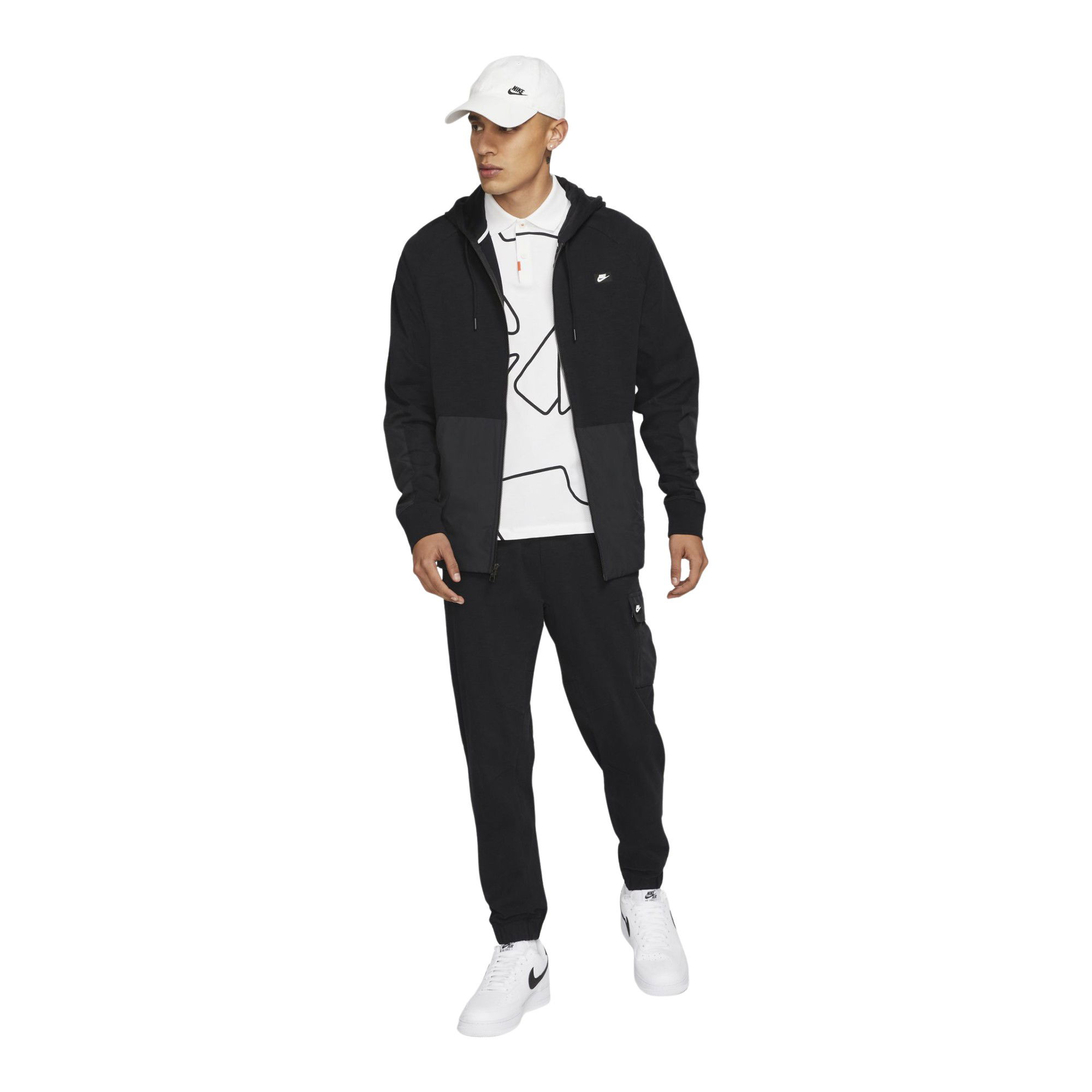 Nike Sportswear Lightweight Essential Full-Zip Hoodie Erkek Sweatshirt