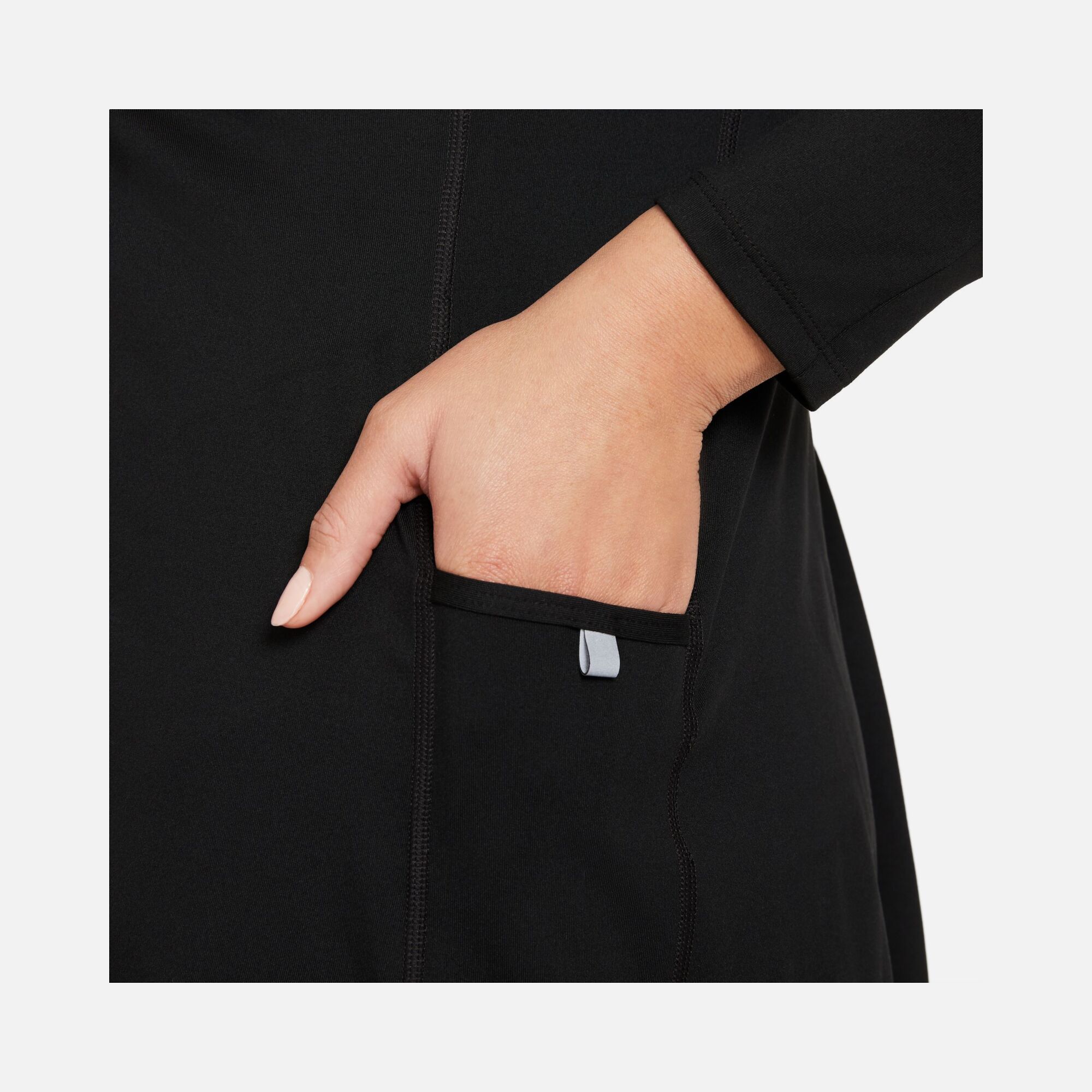 Nike Element Running 1/2-Zip Long-Sleeve (Plus-Size) Kadın Tişört