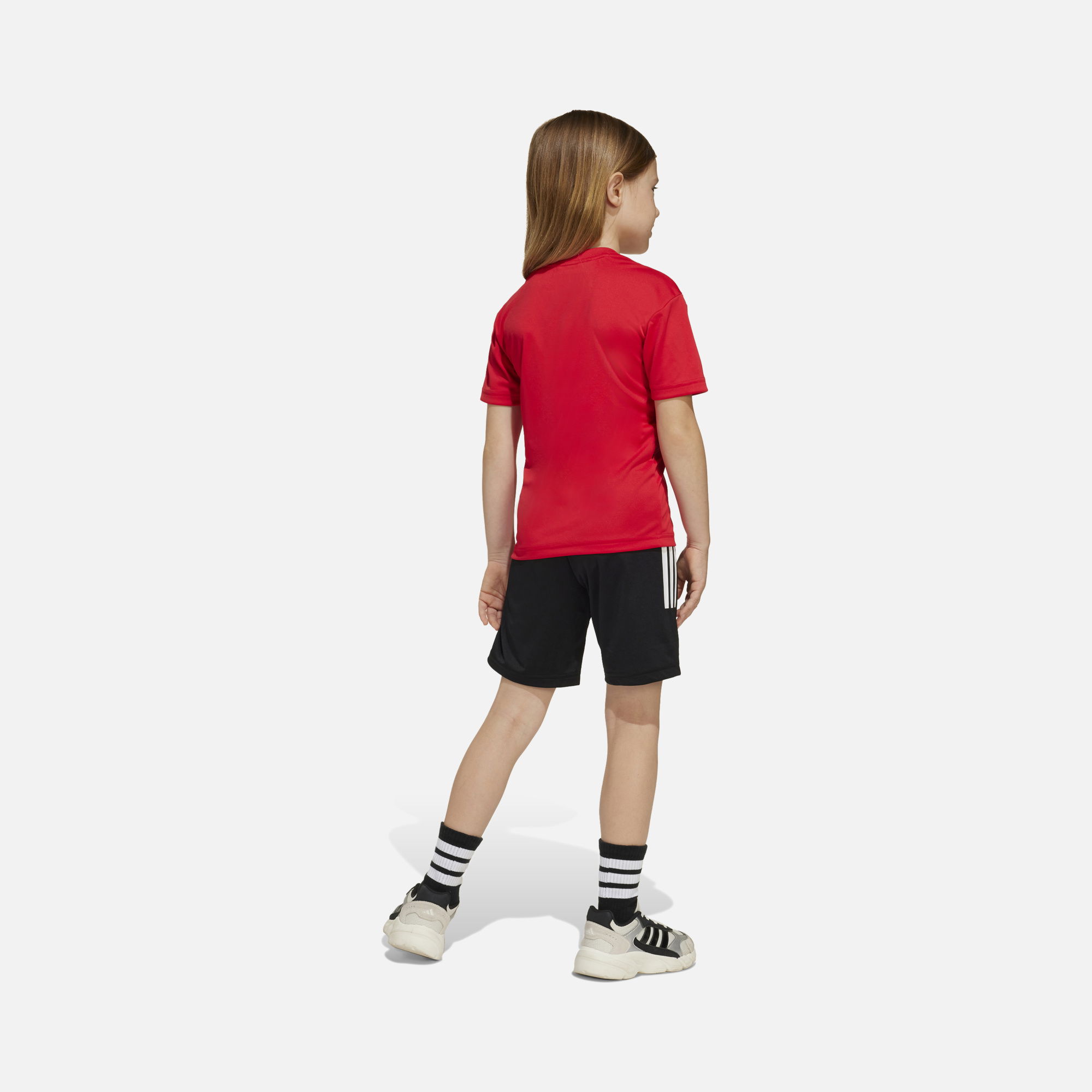 adidas Sportswear x Marvel Iron Man Climacool Regular-Fit Short-Sleeve Tişört&Şort Çocuk Takım
