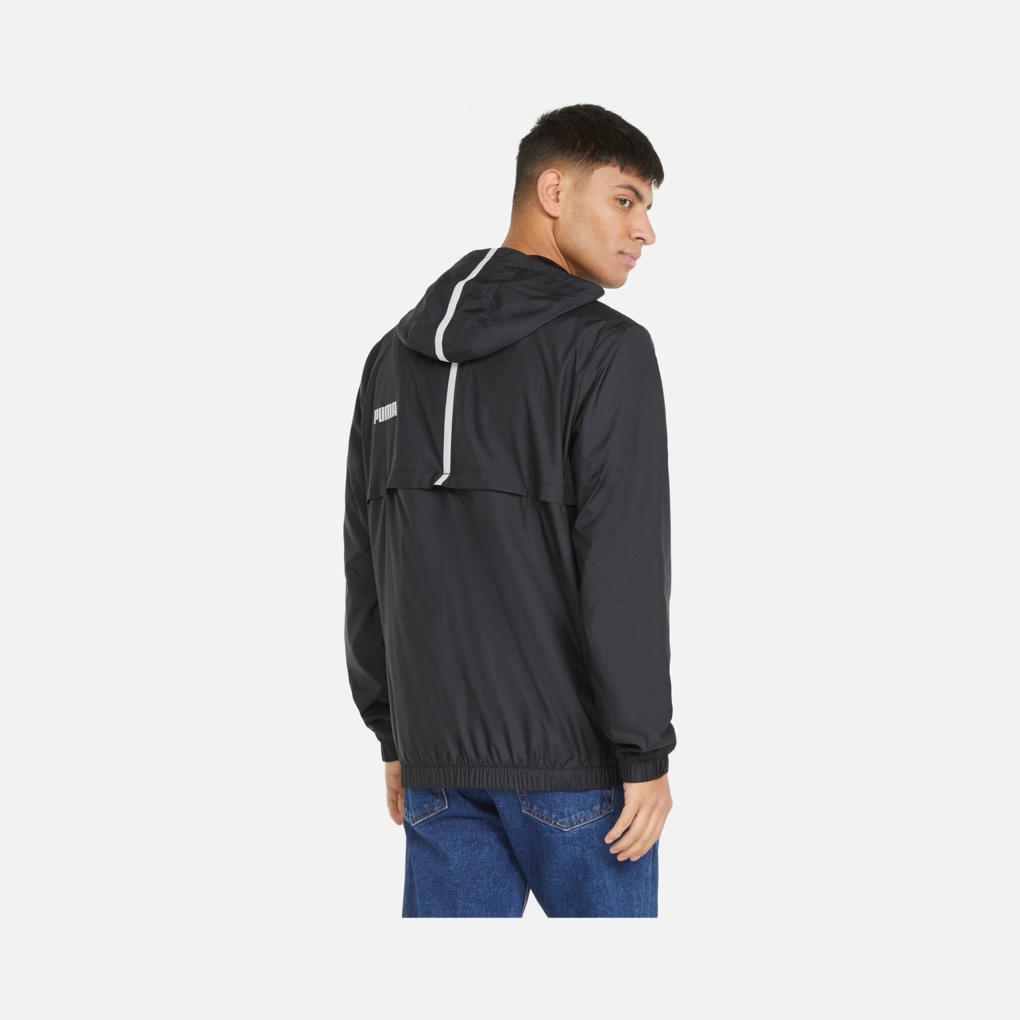 Puma Sportswear Ess+ Solid Windbreaker Full-Zip Erkek Ceket