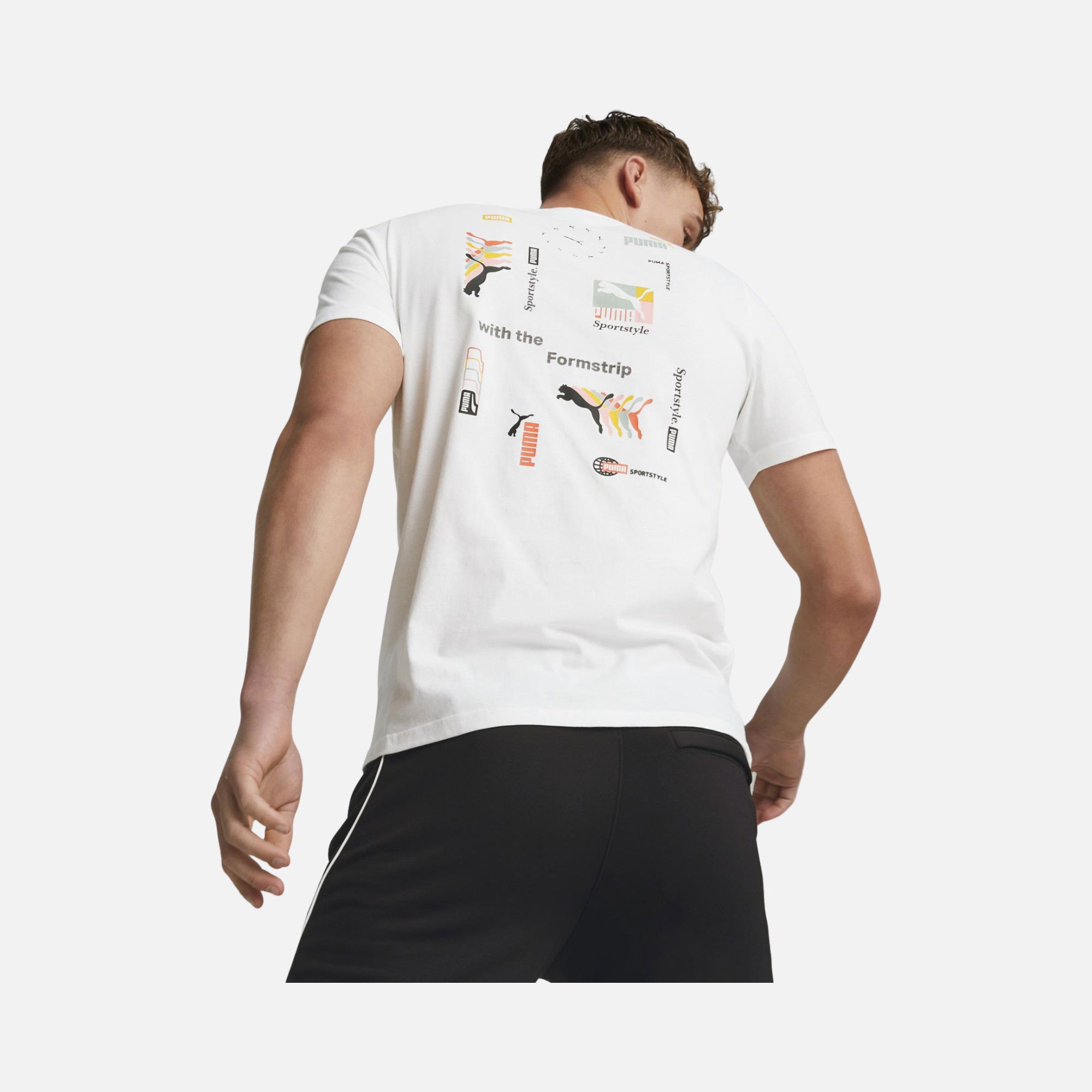 Puma Sportswear Classics Brand Love Graphic Short-Sleeve Erkek Tişört