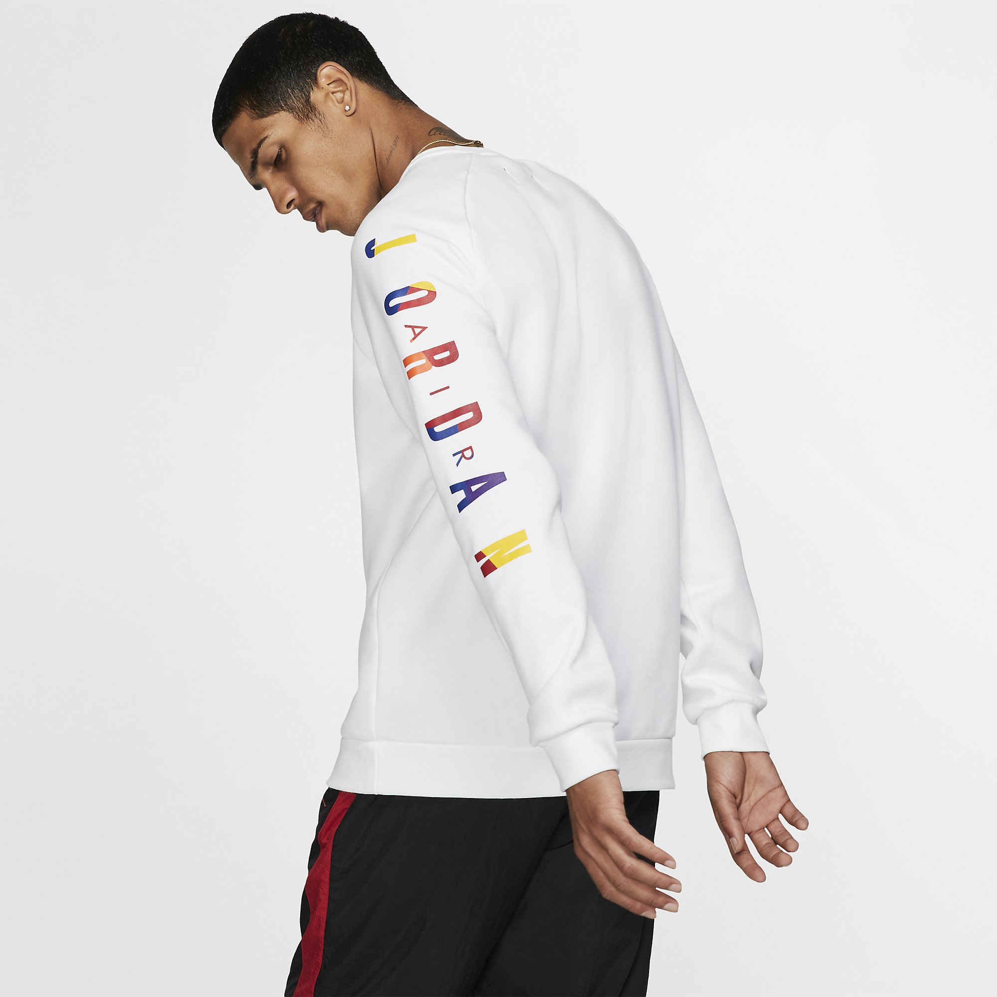 Nike Jordan DNA Fleece Crew Erkek Sweatshirt